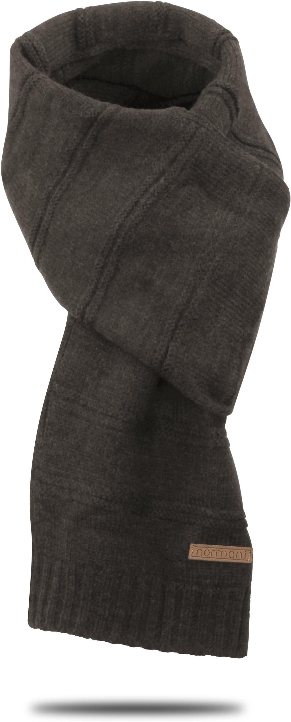 normani Wollschal Winterschal Montreal, Winterschal Halswärmer Gesichtsschal für Damen und Herren