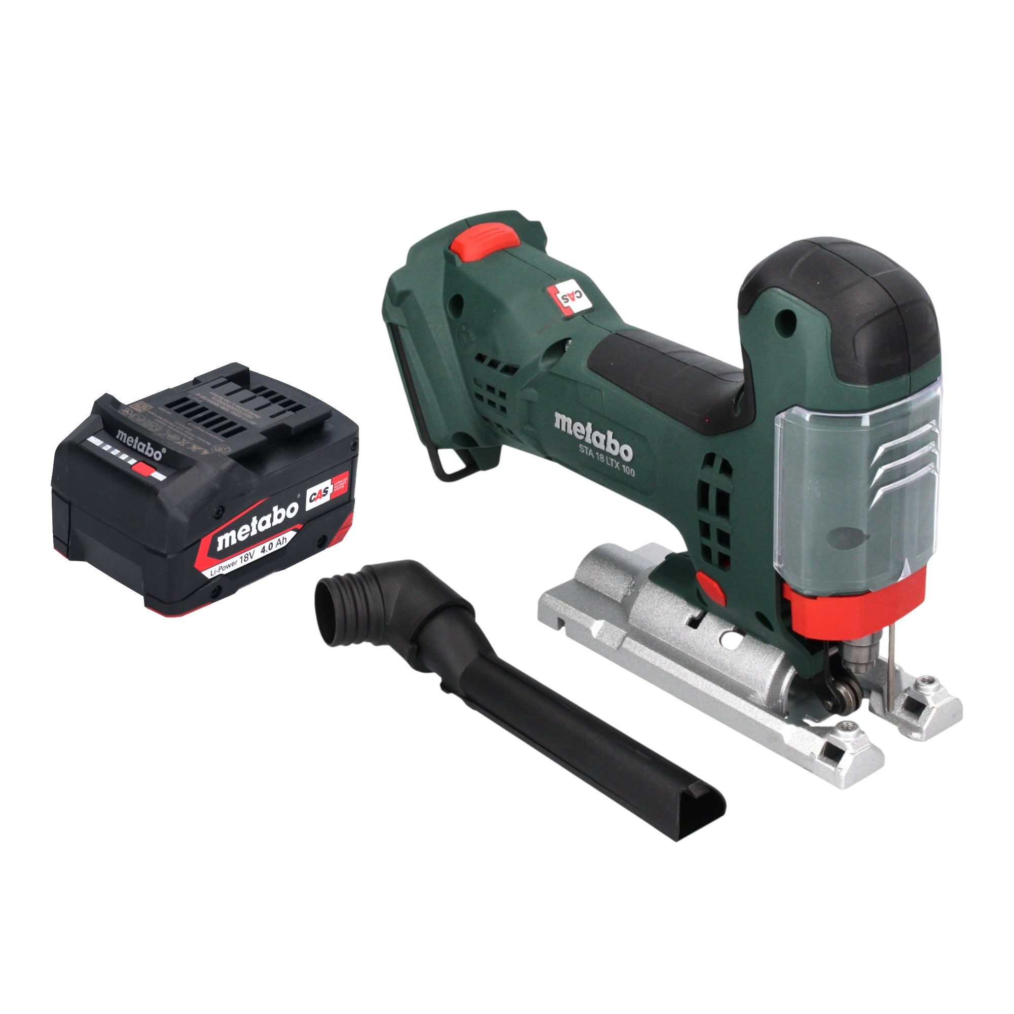 metabo Akku-Stichsäge STA 18 LTX 100 Akku Stichsäge 18 V 100 mm Brushless + 1x Akku 4,0 Ah