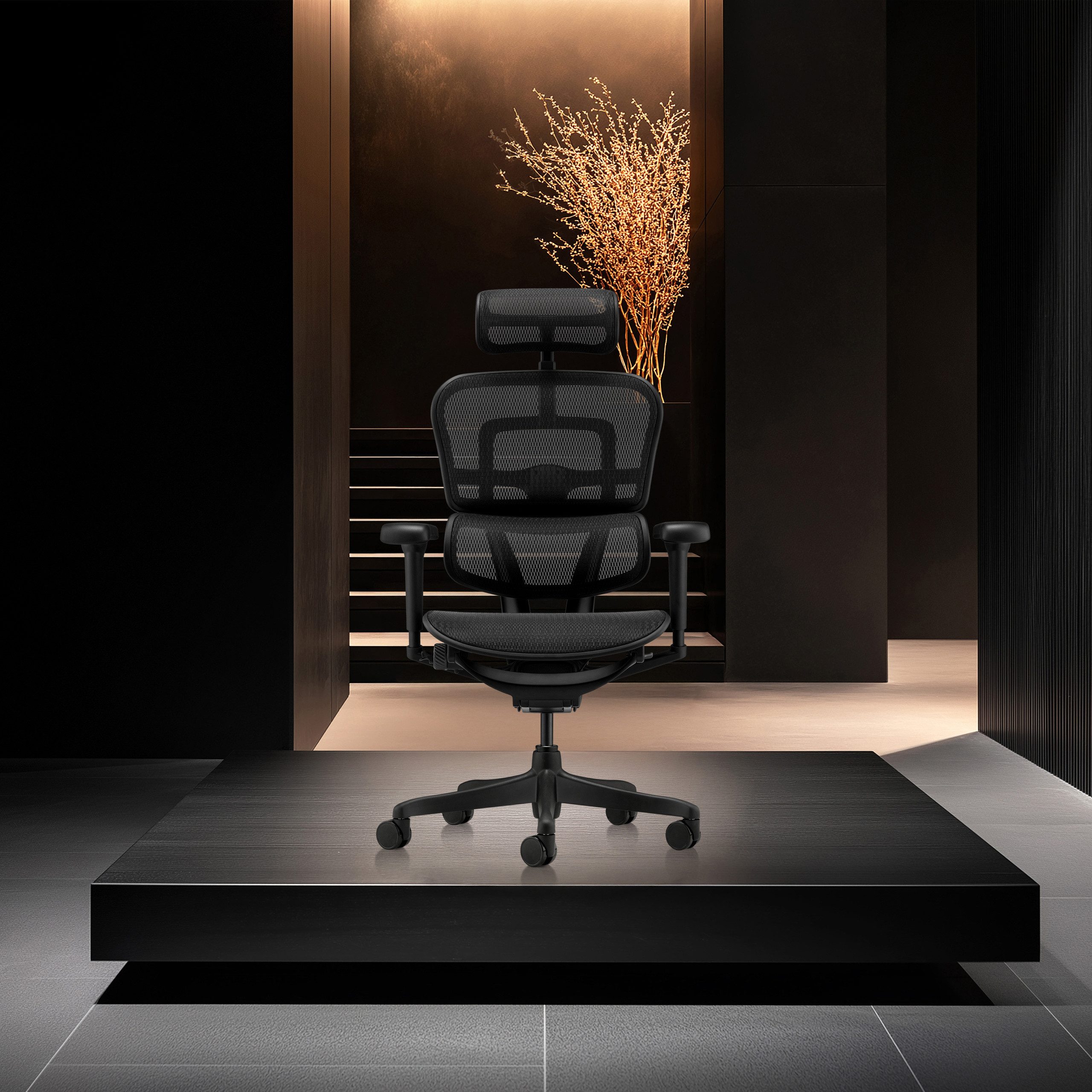 hjh OFFICE Drehstuhl Luxus Chefsessel ERGOHUMAN SIGNATURE GEN2 (1 St), Profi Bürostuhl Schreibtischstuhl ergonomisch