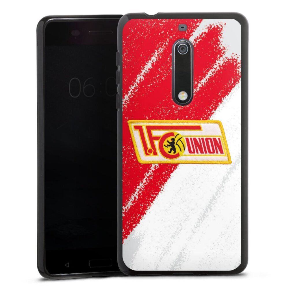 DeinDesign Handyhülle Offizielles Lizenzprodukt 1. FC Union Berlin Logo, Nokia 5 Silikon Hülle Bumper Case Handy Schutzhülle Smartphone Cover