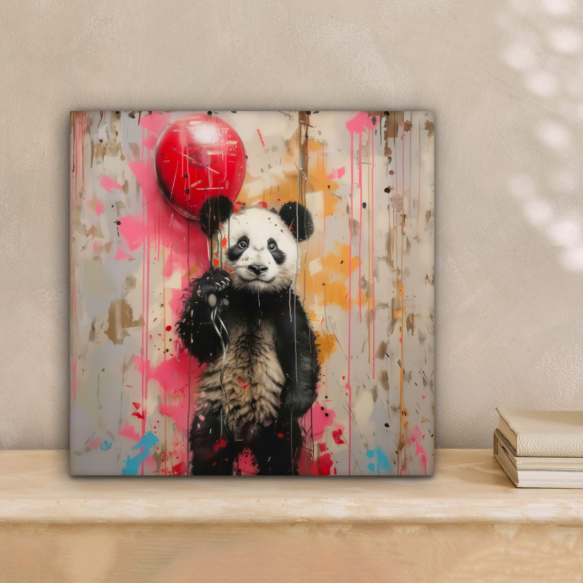 OneMillionCanvasses® Leinwandbild Graffiti - Panda - günstig online kaufen