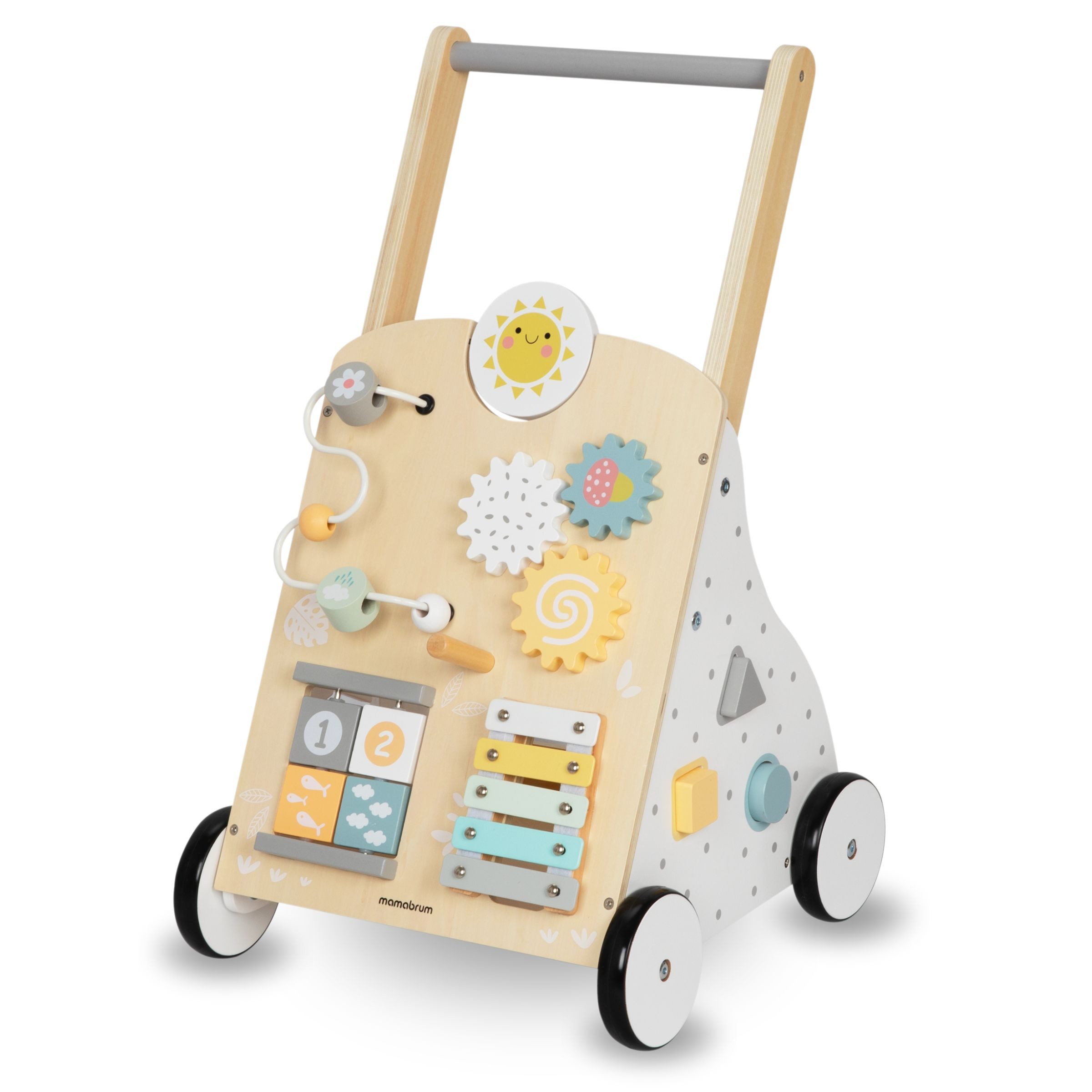 Mamabrum Lauflernhilfe Mamabrum Holz Kinderläufer Lernspielzeug 8in1 günstig online kaufen