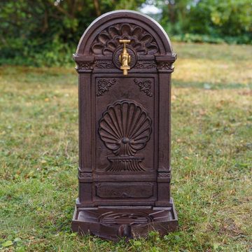 Aubaho Gartenbrunnen Standbrunnen Brunnen Waschbecken Eisen Wandbrunnen Antik-Stil 69cm bra