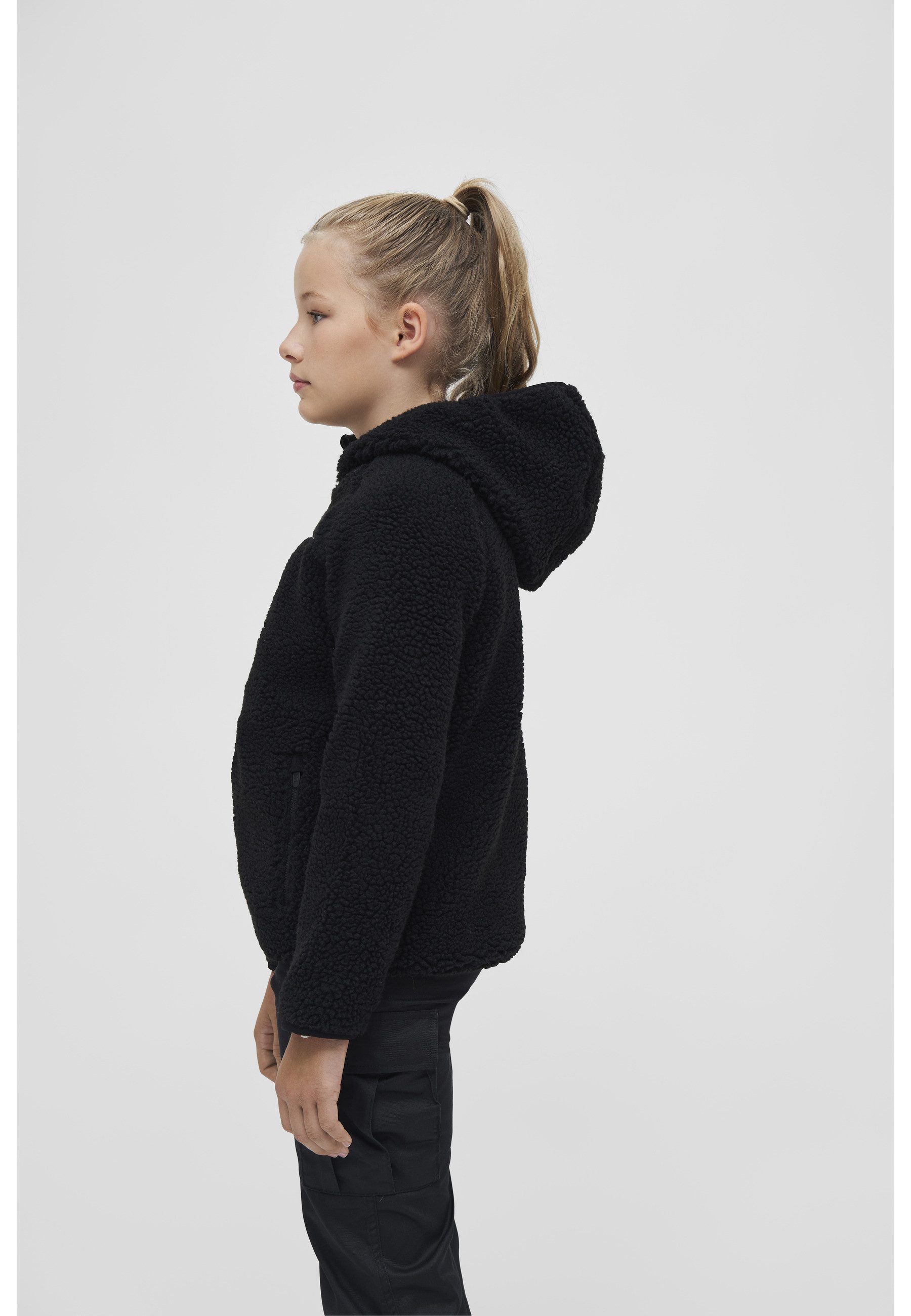 Brandit Allwetterjacke Brandit Damen Kids Teddyfleecejacket Hood (1-St)
