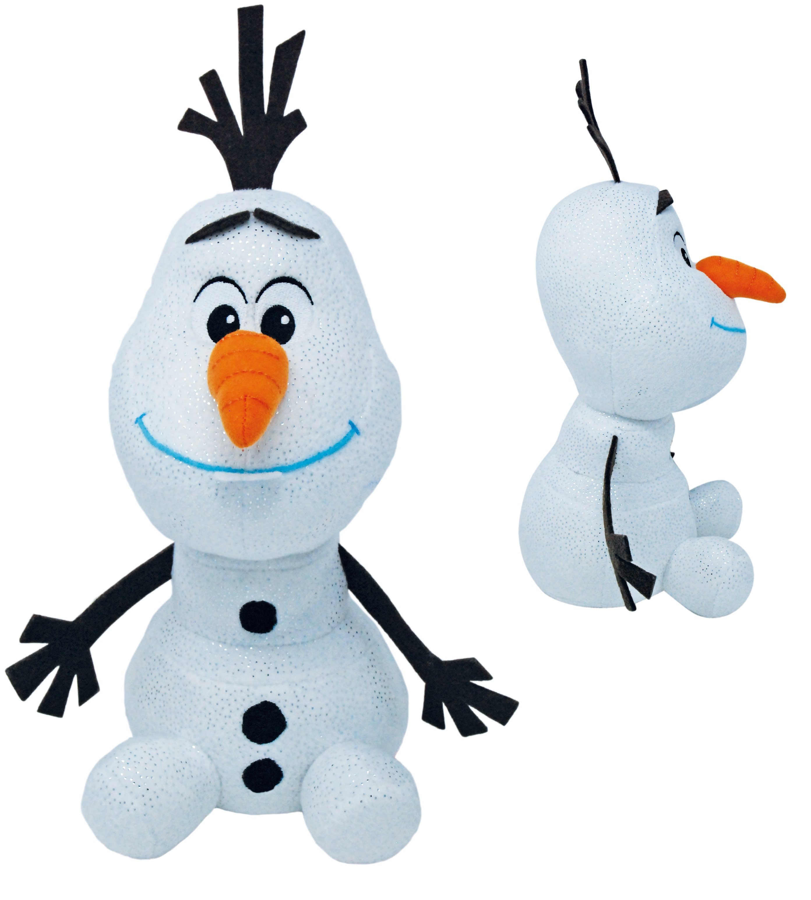 Disney Kuscheltier Plüschtier Plüsch Olaf frozen Eiskönigin Kuscheltier XXL Plüsch 28 cm (1-St), Super weicher Plüsch Stofftier Kuscheltier für Kinder zum spielen