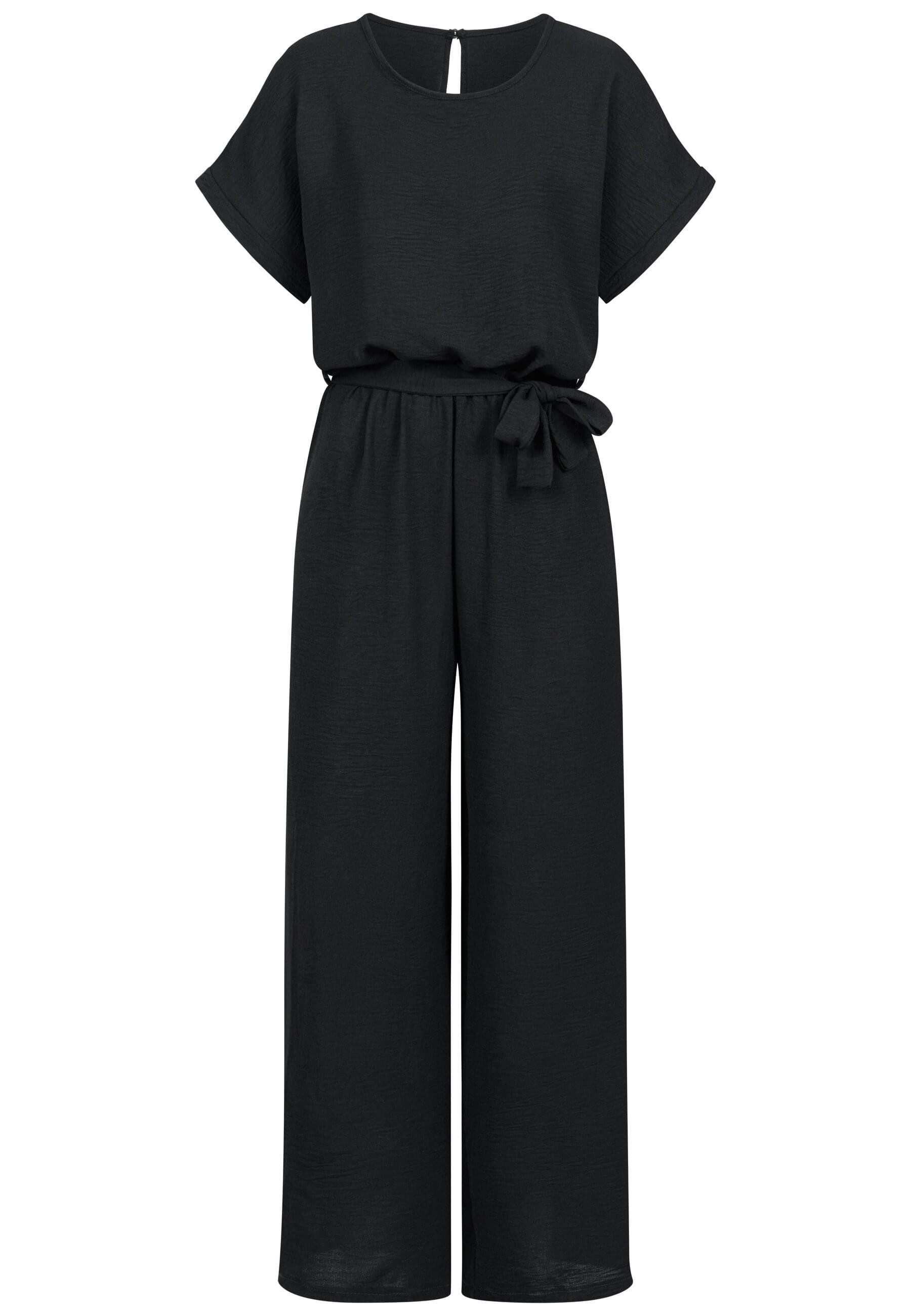CLOUD 5IVE Jumpsuit CLOUD 5IVE Jumpsuit with tie belt and back slit (1-tlg) günstig online kaufen