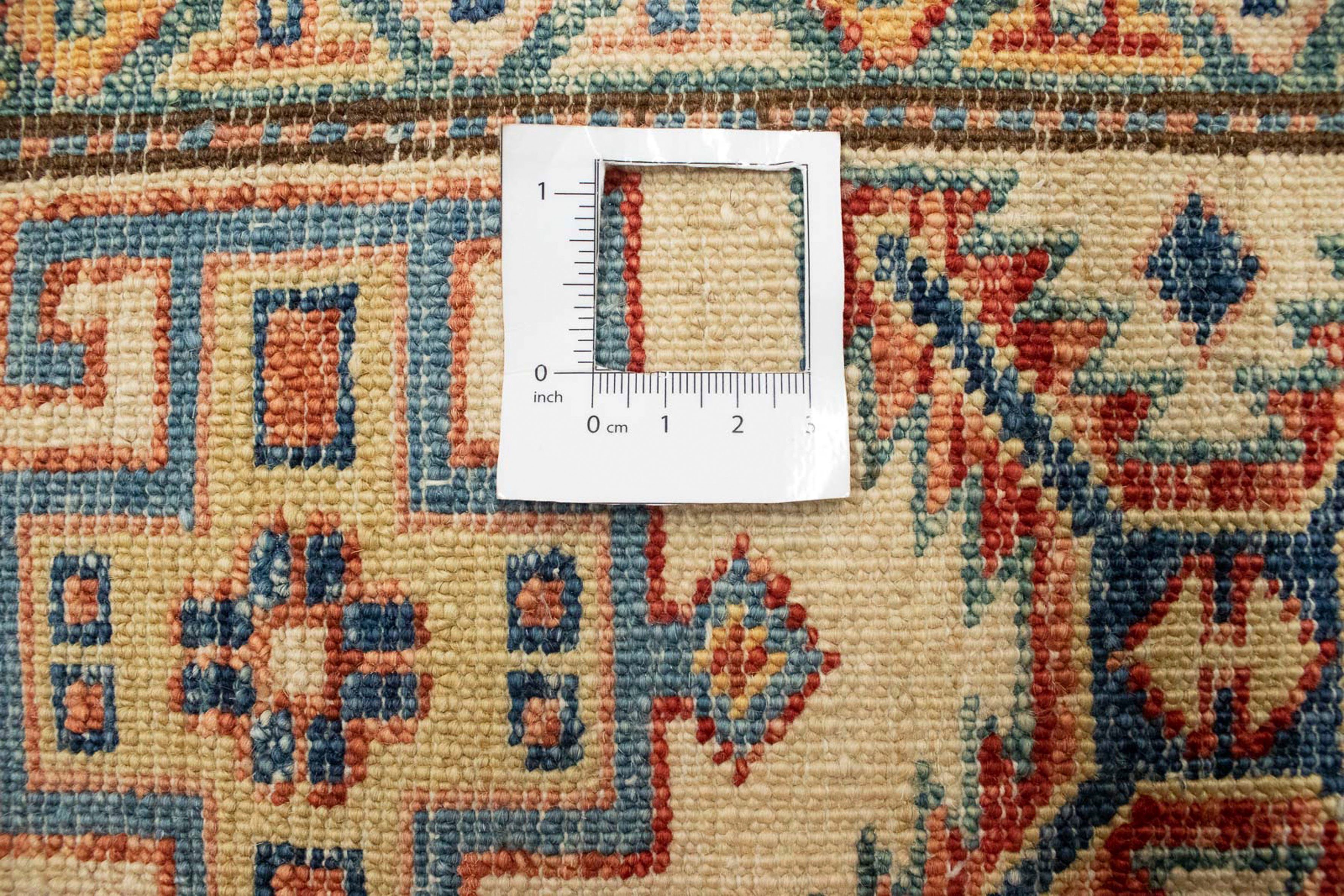 Orientteppich Ziegler - Kazak 261 - morgenland, x Wohnzimmer, Zertifikat rechteckig, cm dunkelrot, Einzelstück 184 Höhe: mit - Handgeknüpft, 6 mm