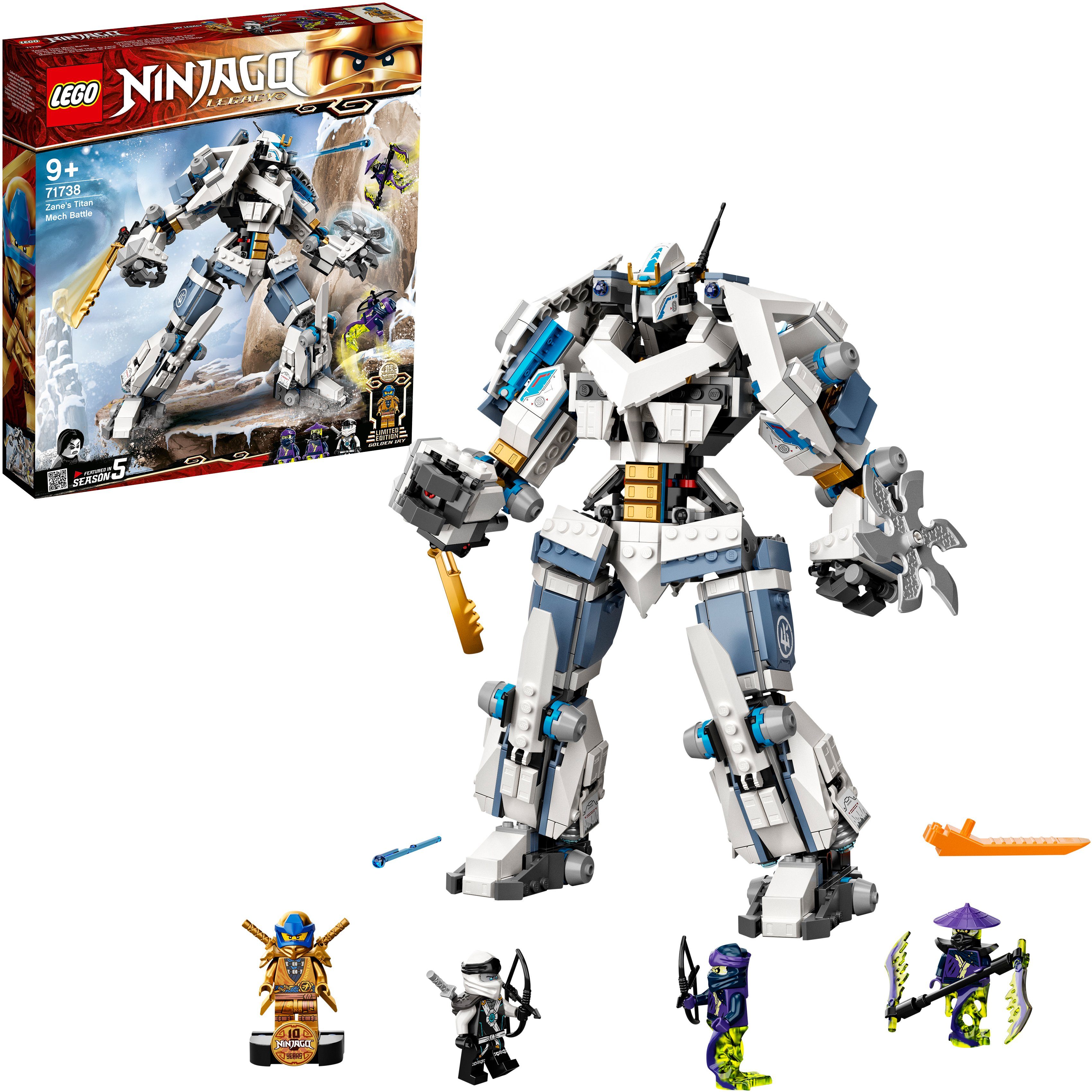 Image of LEGO 71738 Zanes Titan-Mech Bausatz, Mehrfarbig