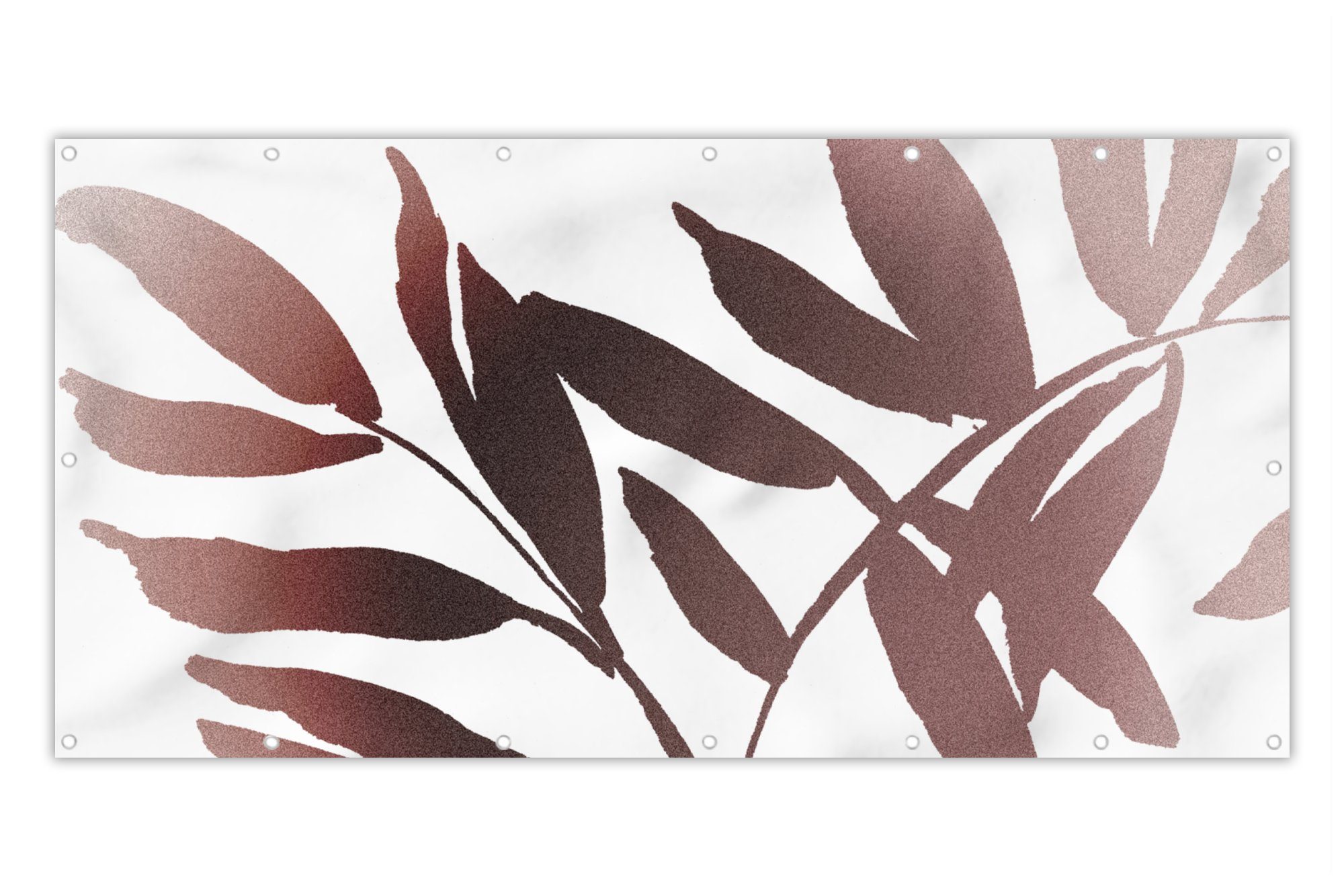 MuchoWow Balkonsichtschutz Blättern - Design - Abstrakt (1-St) Balkon Sichtschutz 90x200, Windschutz für Zaun PVC, 200x90 cm