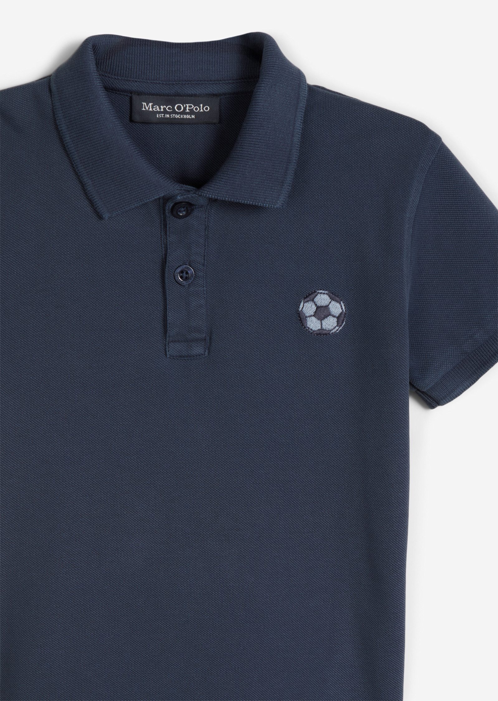 Marc O'Polo Poloshirt Fussball-Stickerei, für Jungs