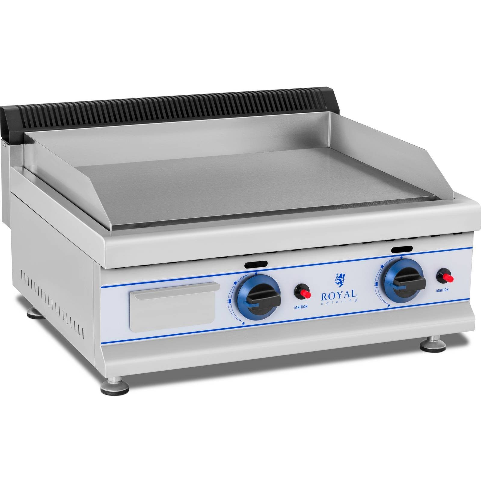 Royal Catering Gasgrill Gasgrill Gas Grill Grillplatte Griddle Bratplatte Gasbräter