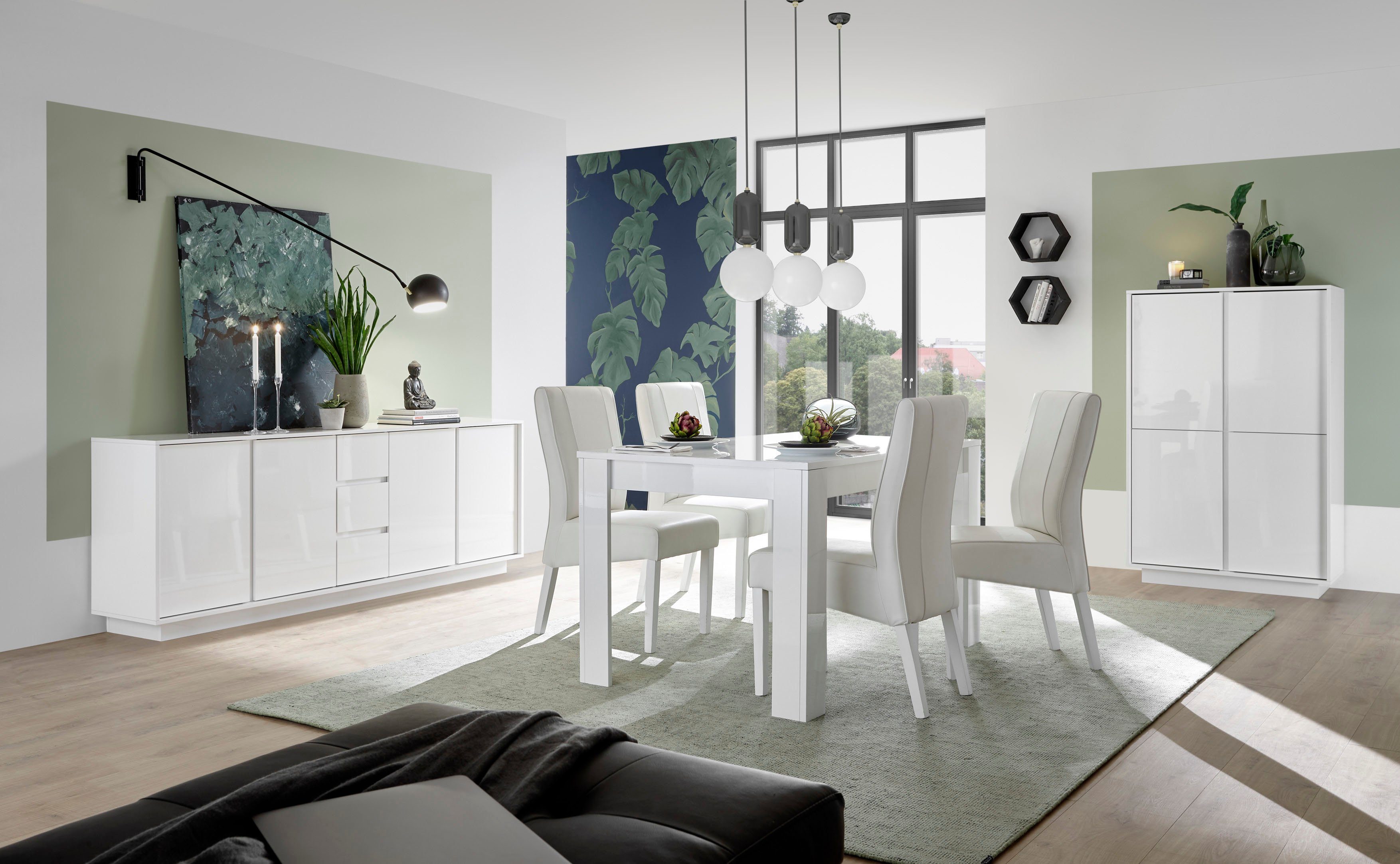 Home affaire Sideboard Ice, grifflos