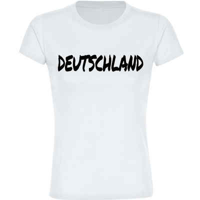 multifanshop T-Shirt Damen Deutschland - Textmarker - Frauen