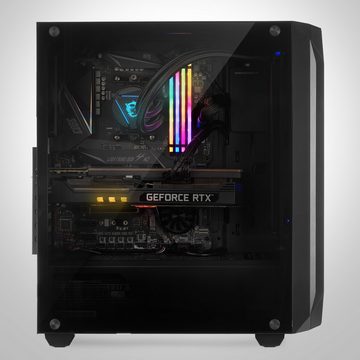 Memory PC Gaming-PC (AMD Ryzen 5 5600 G, RX 6650 XT, 16 GB RAM, 500 GB SSD, Luftkühler)