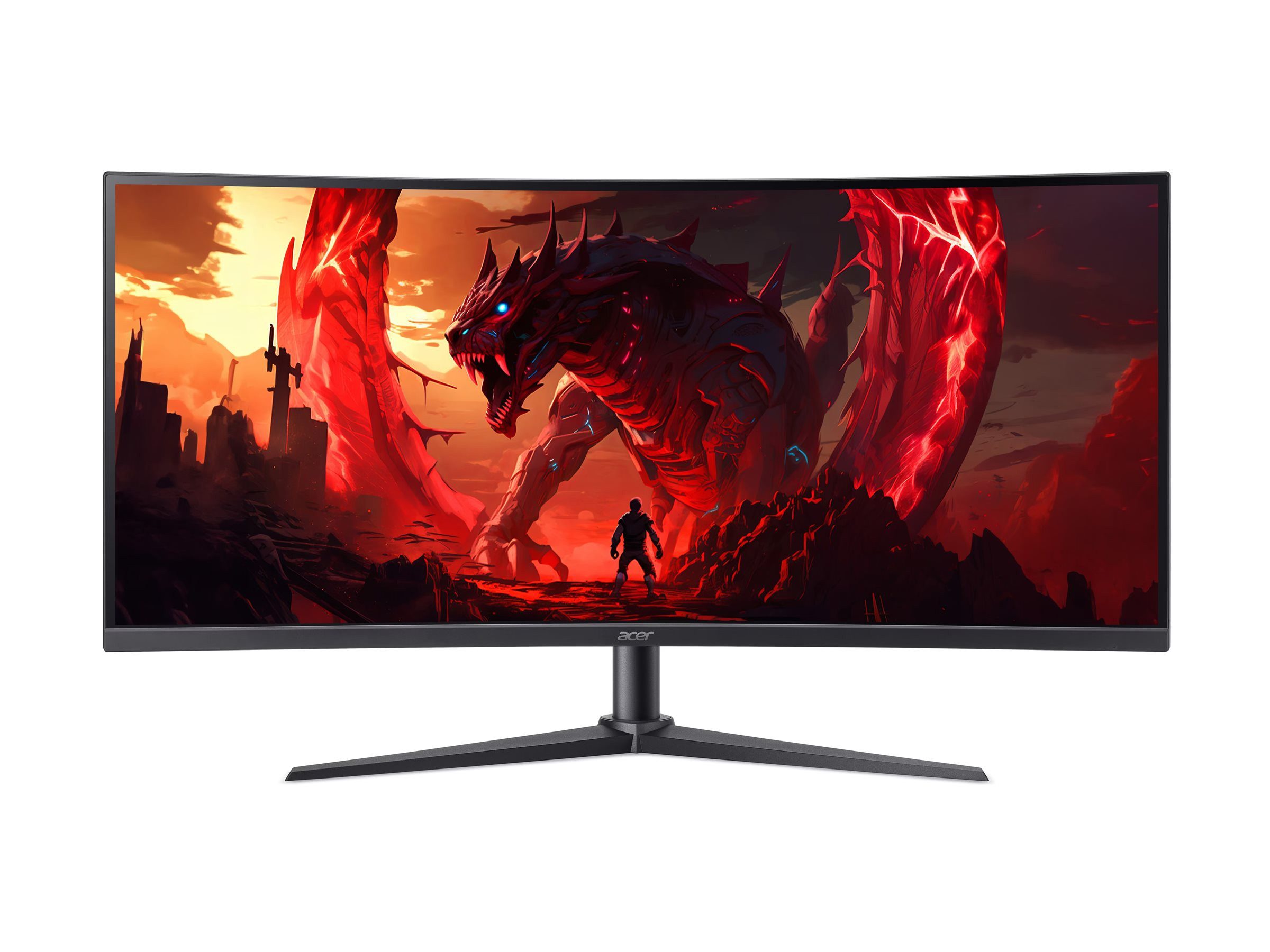 Acer Nitro XZ340CUR W0bmiiphx - XZ0 Series Curved-Gaming-LED-Monitor (87 cm/34 ", 3440 x 1440 px, UWQHD, 1 ms Reaktionszeit, 240 Hz, VA LED)