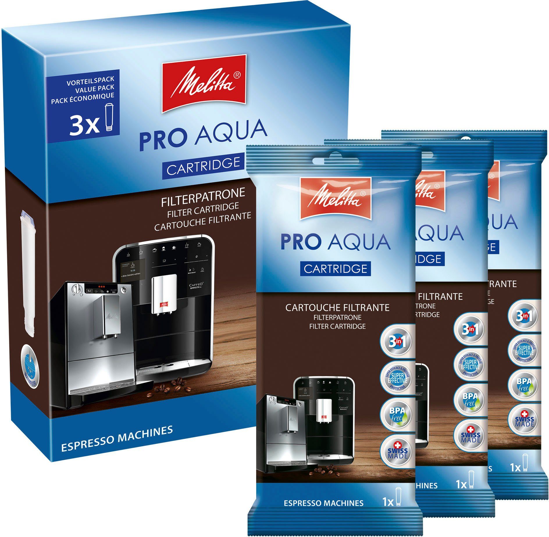 Wasserfilter 3-er Pro Aqua