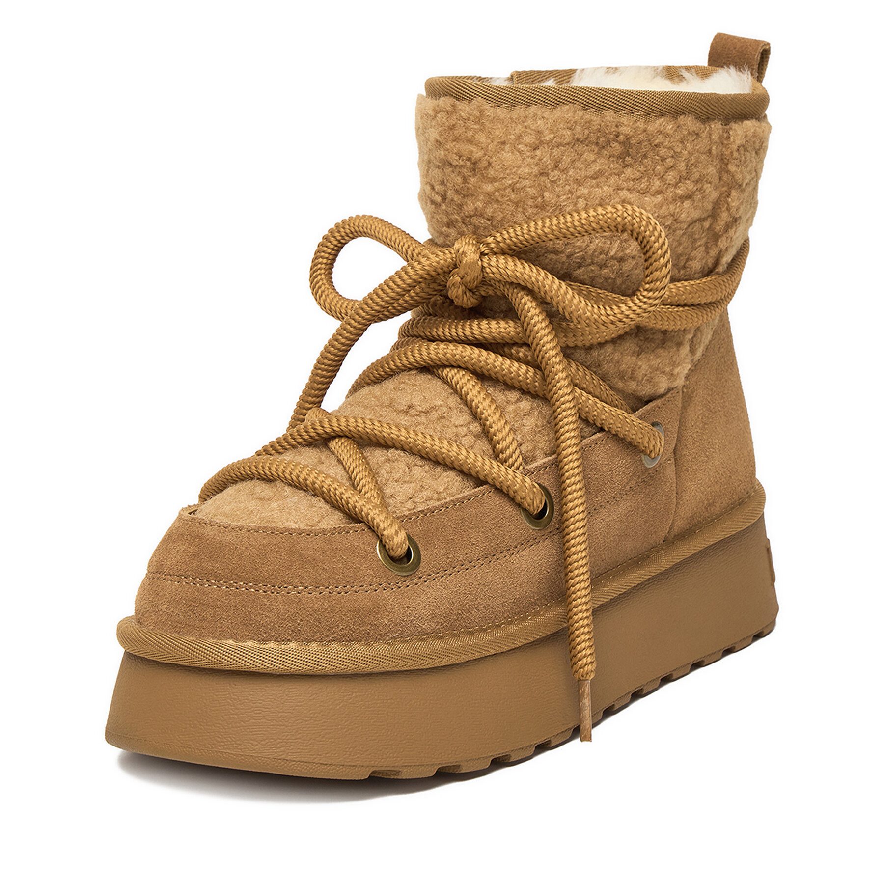 Badura Badura Damen Schneestiefel Braun Snowboots