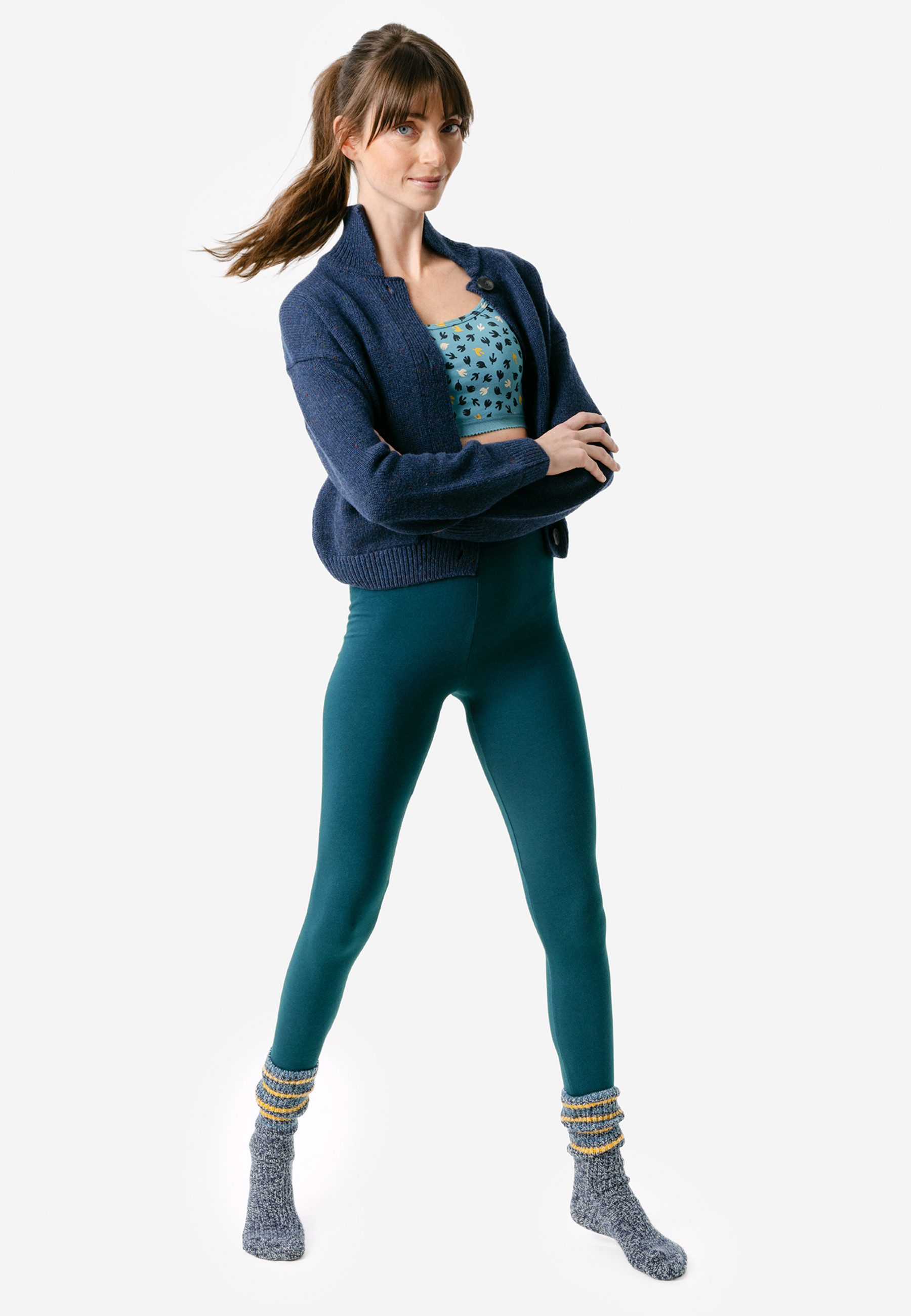 LIVING CRAFTS Leggings ANNEDORE GOTS zertifiziert