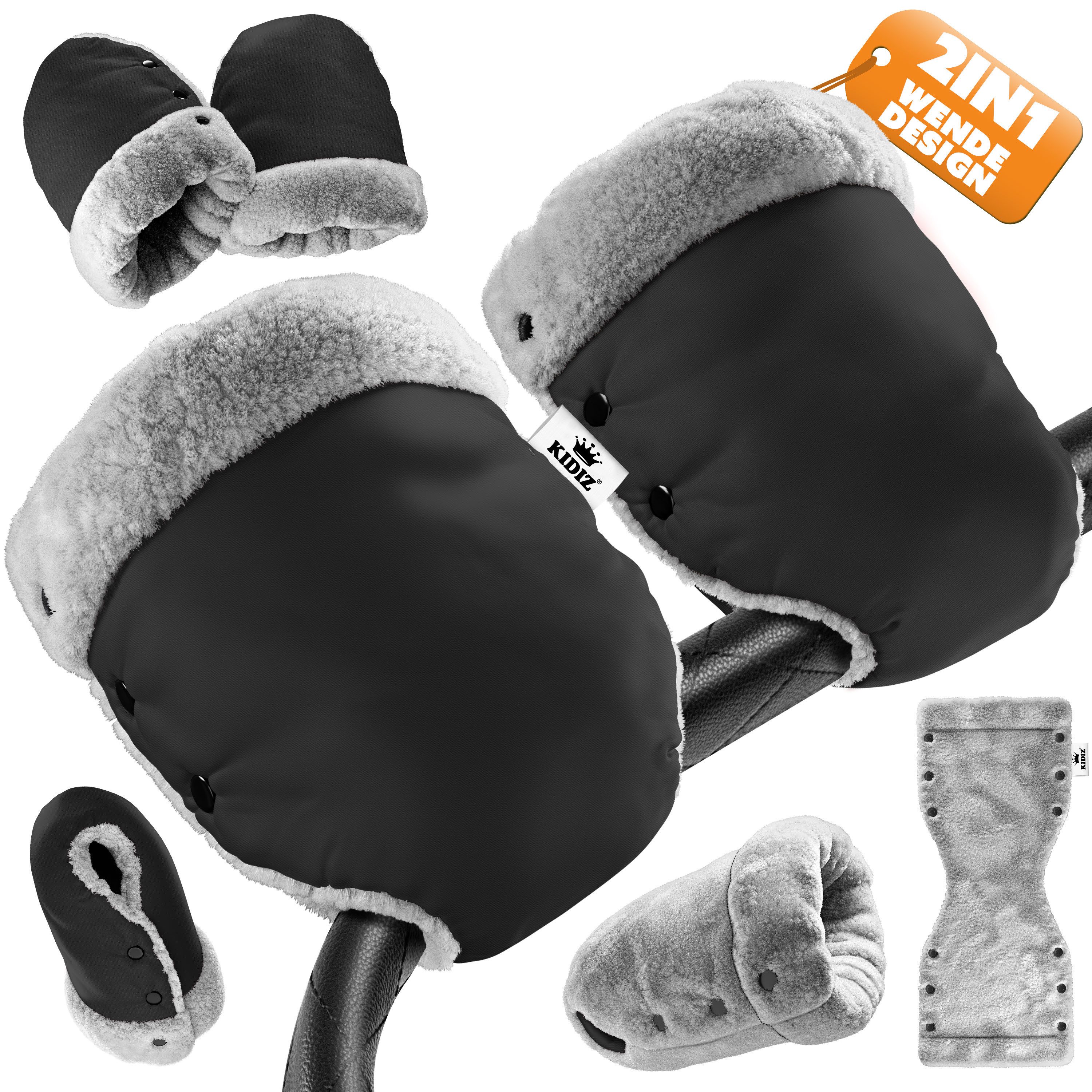 KIDIZ Kinderwagen-Handwärmer, Handwärmer Kinderwagen Handschuhe Handmuff Kinderwagenmuff