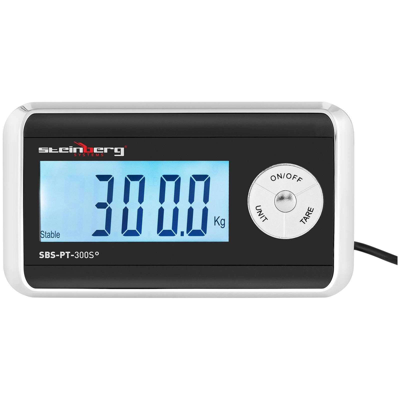 Steinberg Systems Feinwaage Digitale Paketwaage 300 kg / 100g Industriewaage Bodenwaage Edelstahl – Bild 2 von 4
