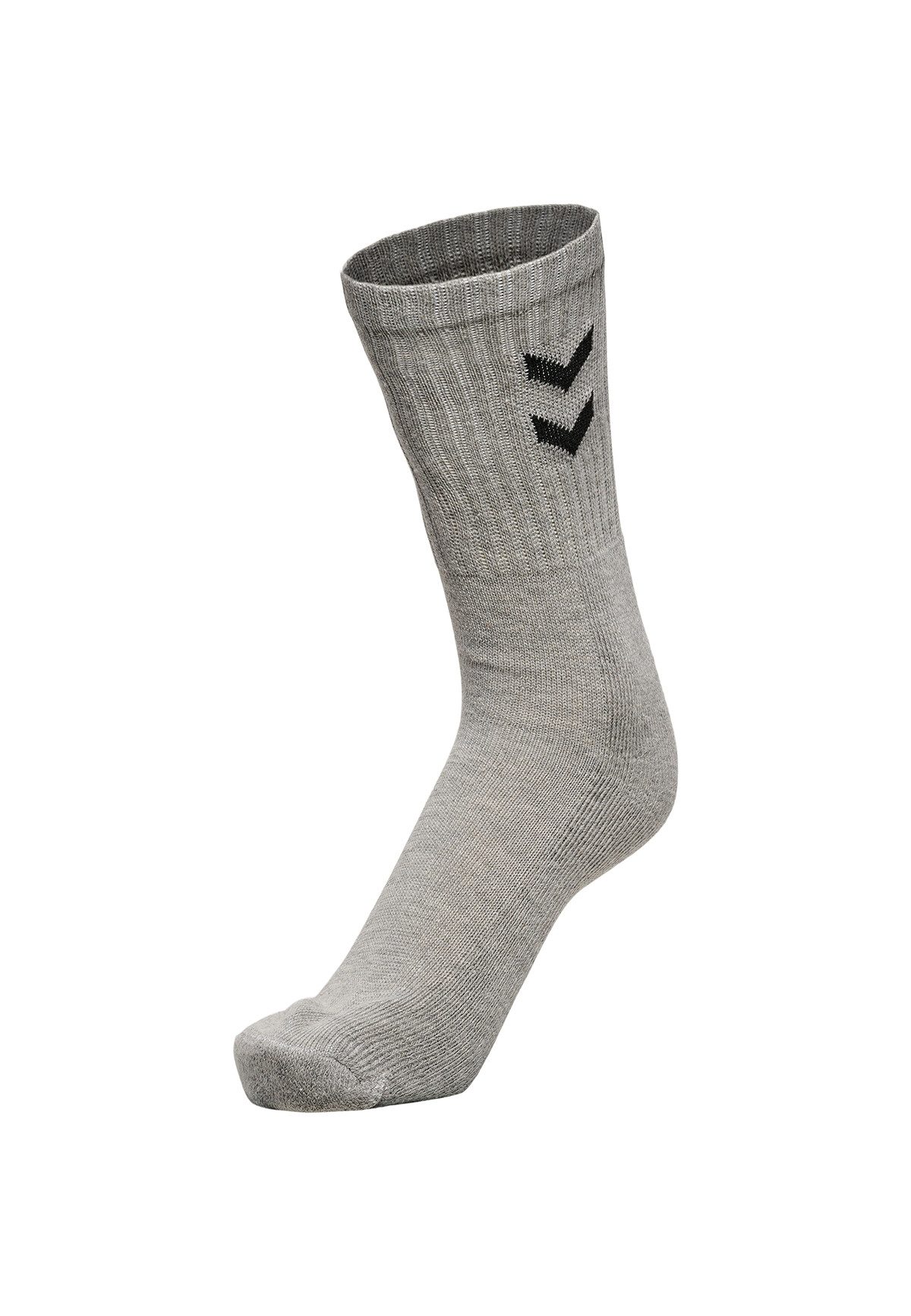 hummel Socken 6-er Set Sport Freizeit Basic Socken mit Logo für (6-Paar, sportlich) BEQUEME BASIC SOCKEN MIT WINKELN