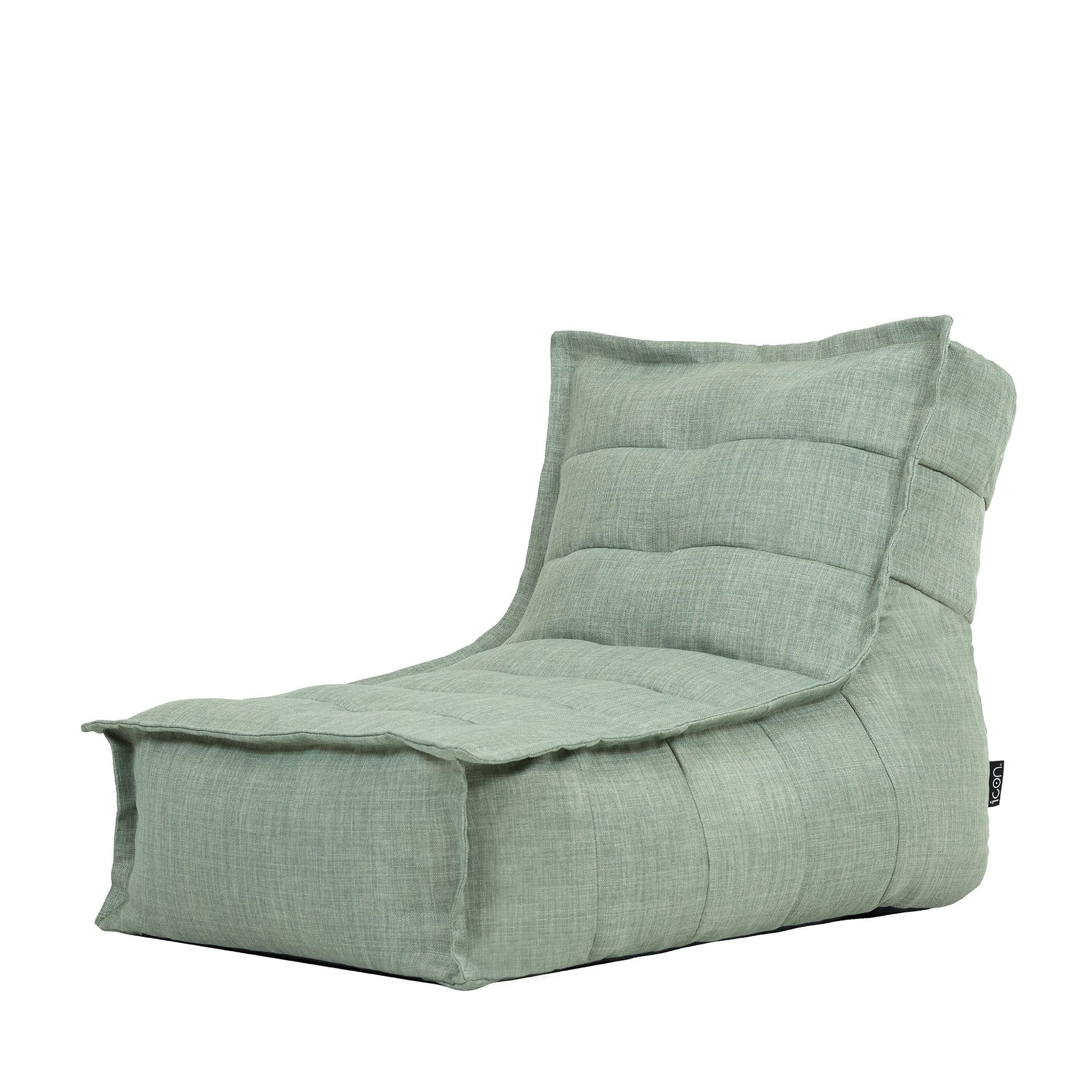 icon Sitzsack Outdoor Liege „Dolce", 75x75x96cm, Made in Germany, UV-beständig, wetterfest