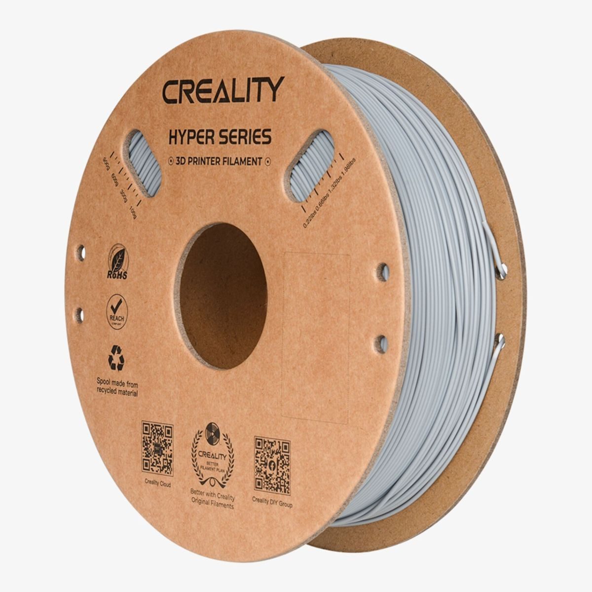Creality 3D Filament Filament Hyper PLA 1,75 mm 1kg gray