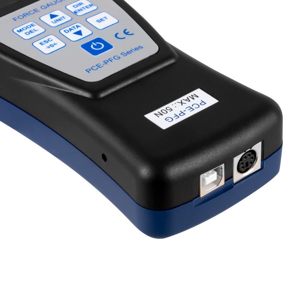 PCE Instruments Spannungsprüfer Dynamometer mit interner S Kraftmesszelle, Grafikdisplay
