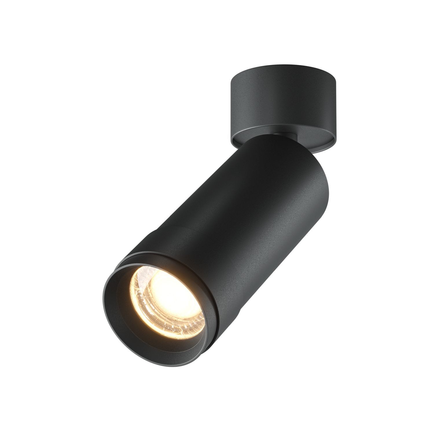 Licht-Erlebnisse Deckenstrahler WINA, LED fest integriert, Warmweiß, LED Aluminium verstellbar B: 5,2 cm Schwarz warmweißes Licht 3000 K