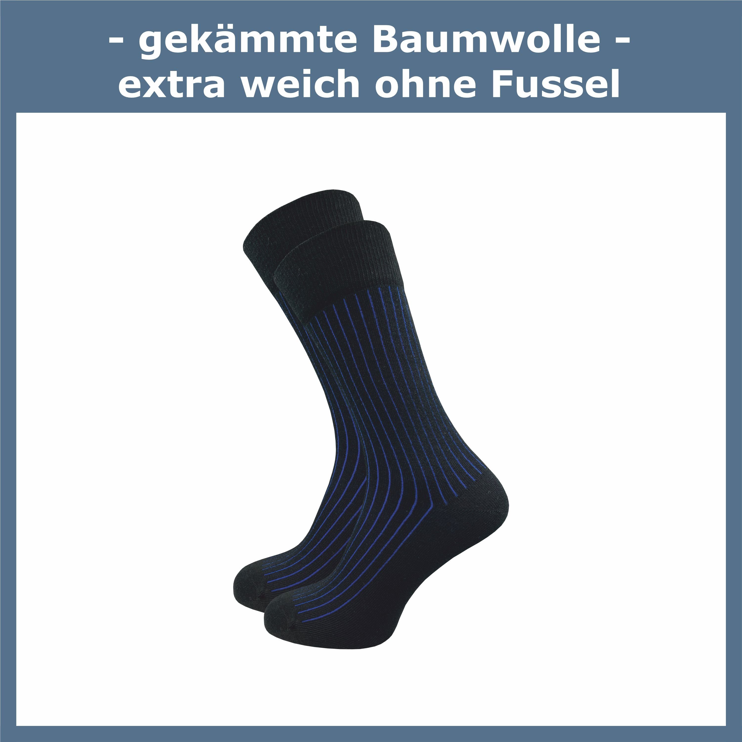 GAWILO ca·wa·so Paar) Business Herren Herren Shadow mit Effekt Socken moderne für Effekt Socken Garantie durch - Hinguck zweifarbiger mit Rippstruktur (5
