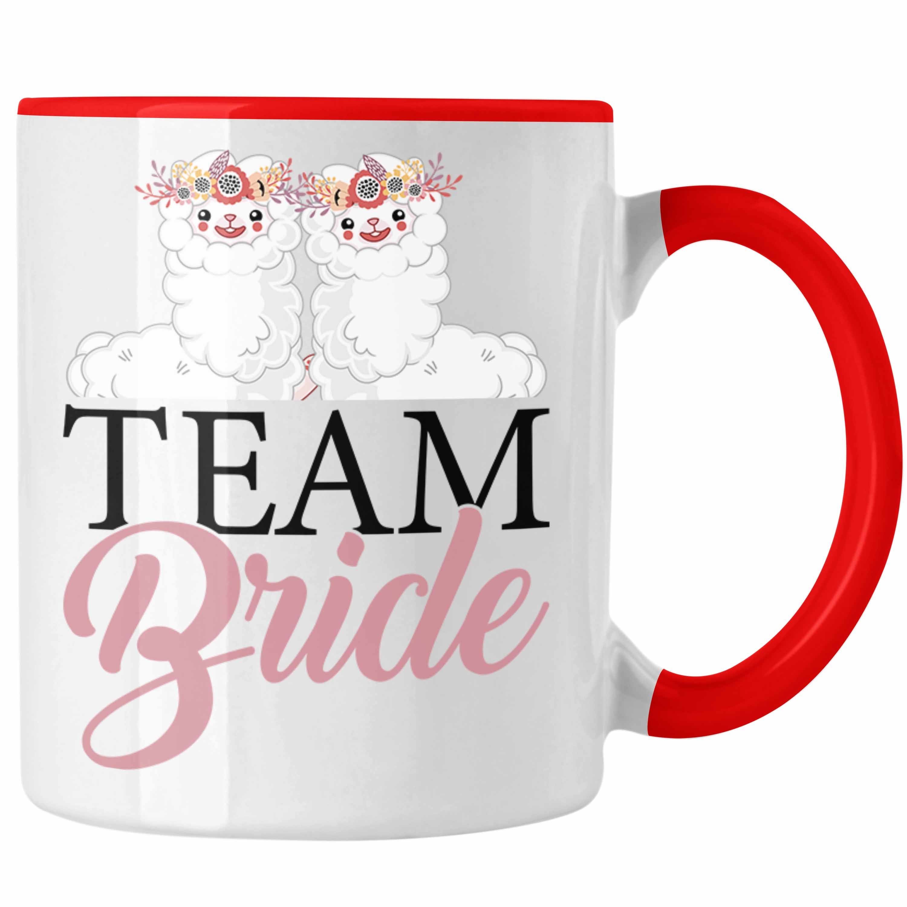 Trendation Tasse Trendation - Team Braut Tasse Geschenk Trauzeugin Geschenkidee Lustige