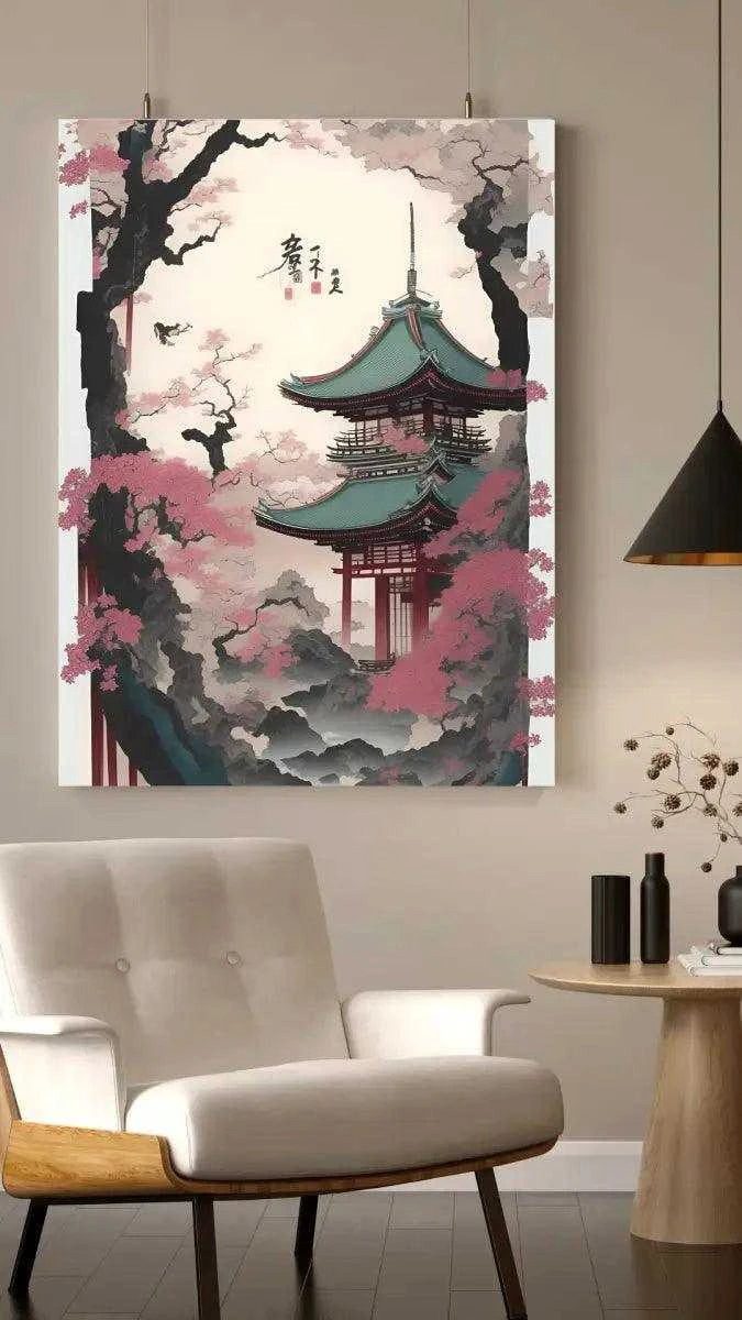 SimpleCanvas Wanddekoobjekt Spring in Japan - günstig online kaufen