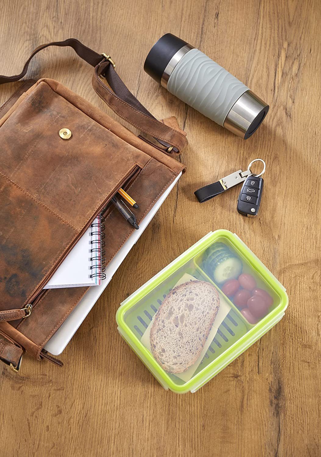 Frischhaltedose Emsa Clip&Go Brunchbox 1,2 L Frühstücksdose Vorratsdose Brotbox