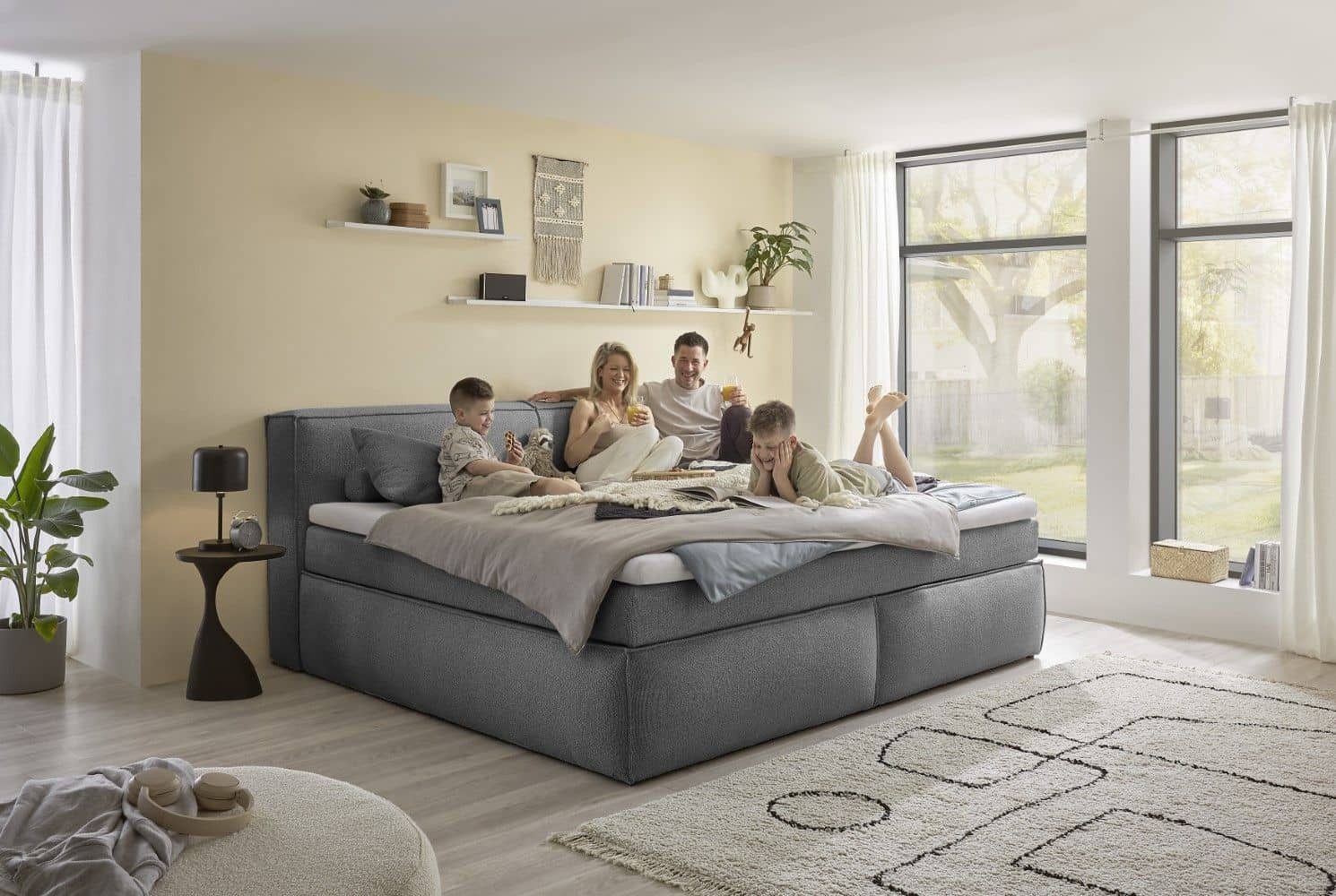 ED EXCITING DESIGN Boxspringbett Sandon 180x200 günstig online kaufen