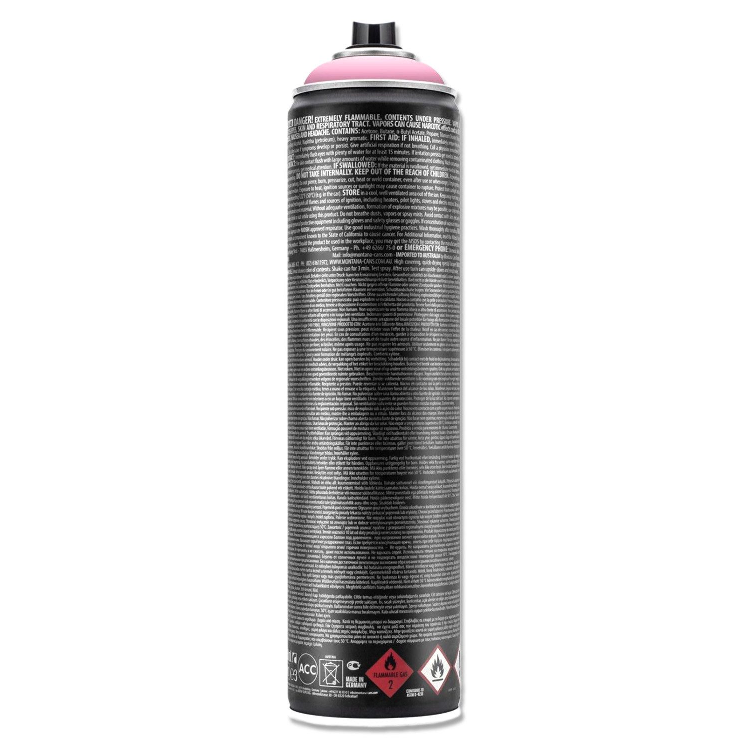 Montana Cans Sprühlack Sprühlack 600ml High-Pressure matt Montana BLACK Extended, 14 Farben