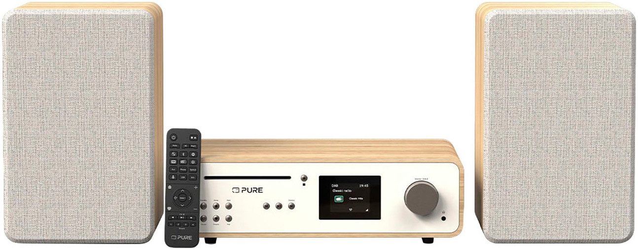 Pure Classic Stereo Lautsprechersystem Stereo (Bluetooth, 100 W)
