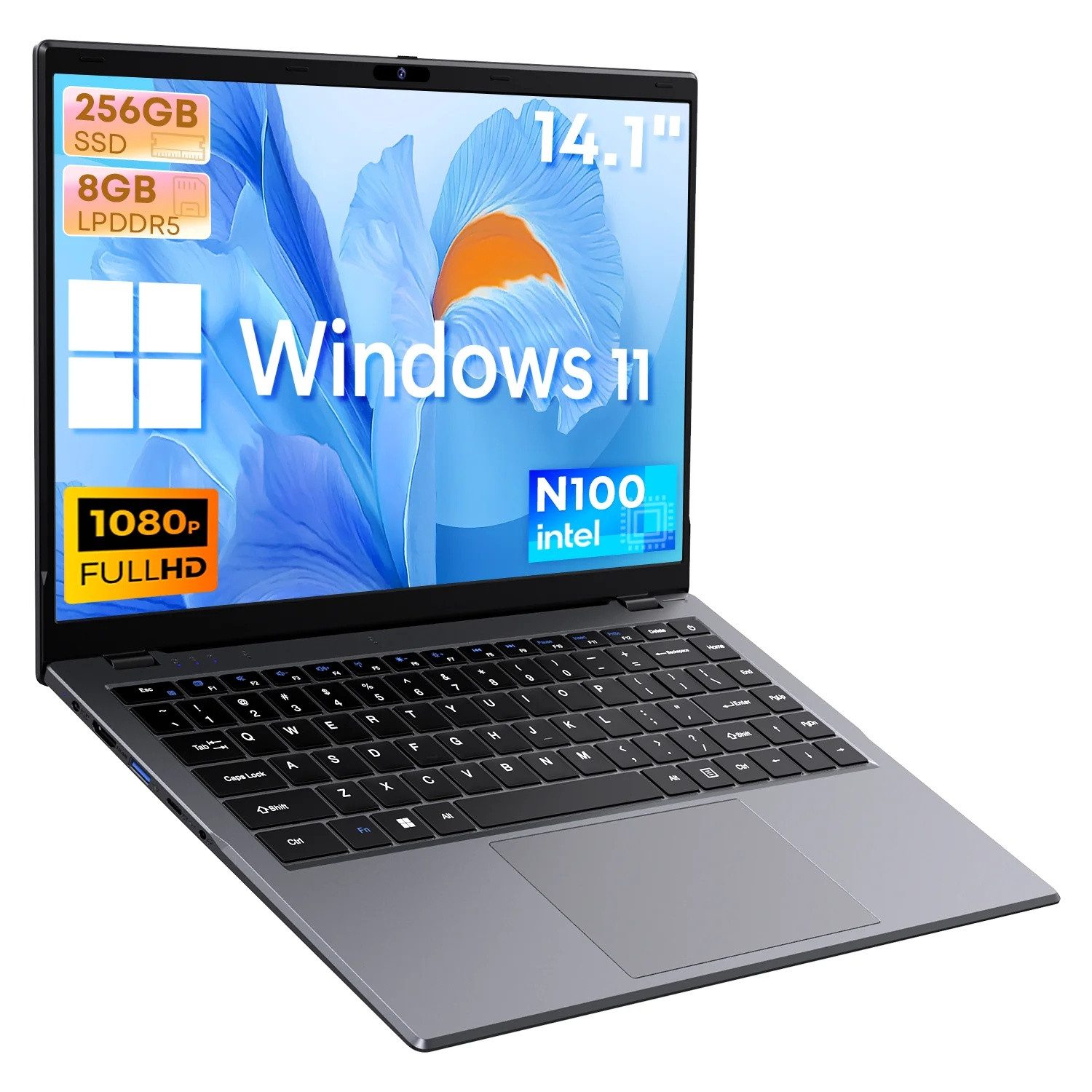 CHUWI GemiBook XPro - Prozessor Intel N100 Notebook (3556 cm/14.1 Zoll, Intel Intel N100, Intel)