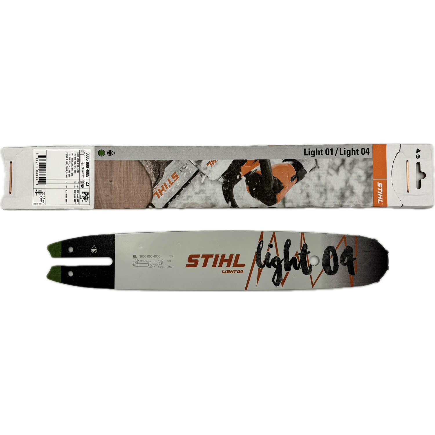 STIHL Führungsschiene Rollomatic E 30cm / 12" 3/8"P 1,3 mm 30050004805, 30 cm Schwertlänge