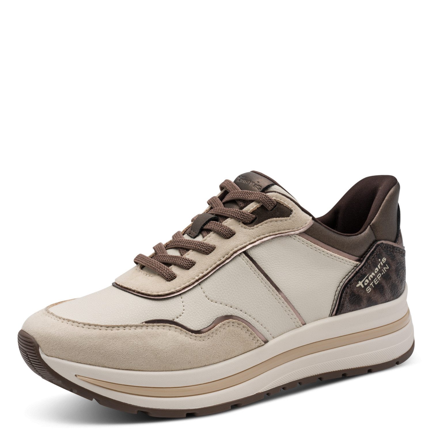 Tamaris Plateausneaker Freizeitschuh, STEP IN Damensneaker, Halbschuh veganer Herstellung