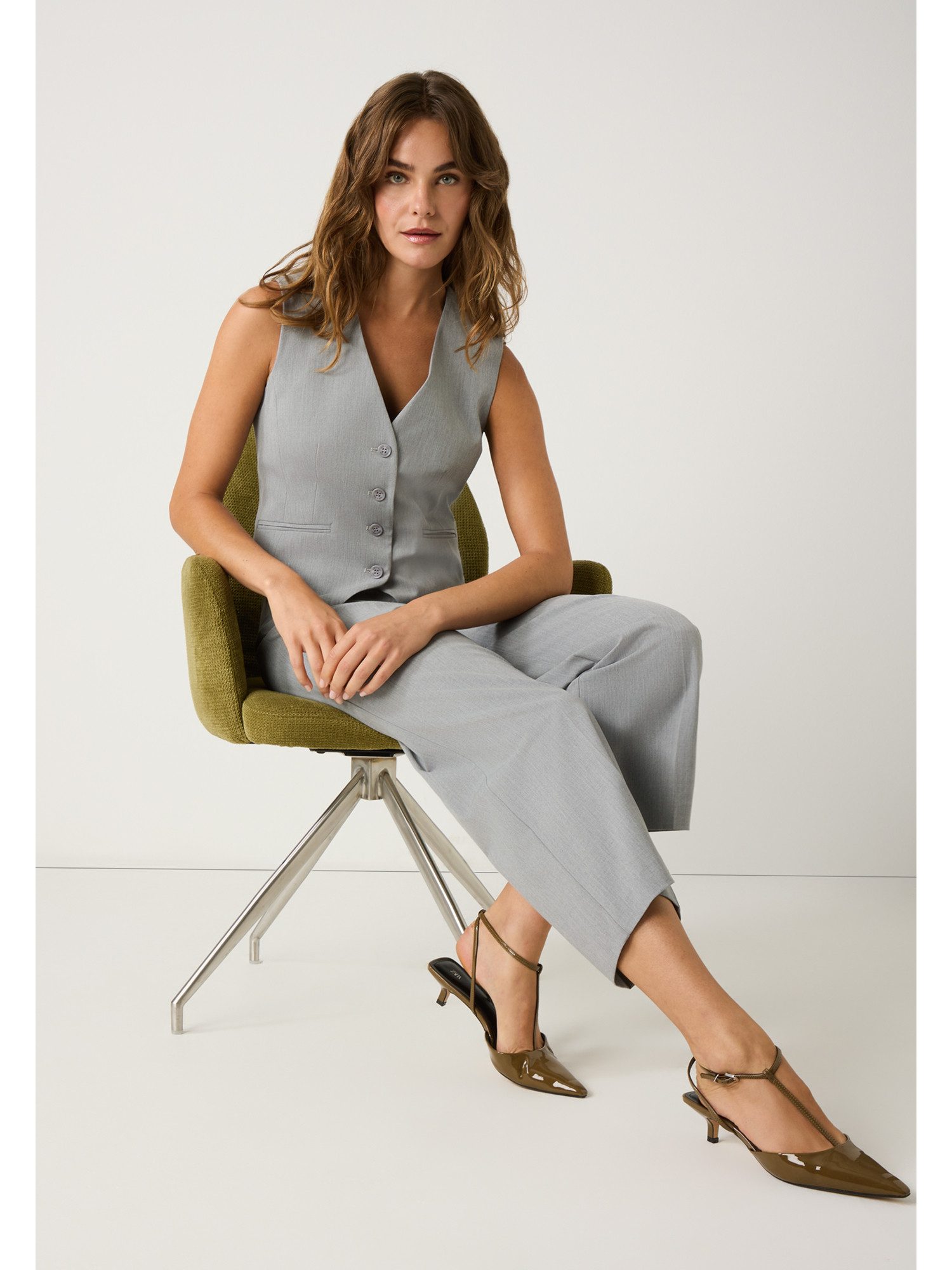 MORE&MORE Culotte verkürzte, weite, Culotte