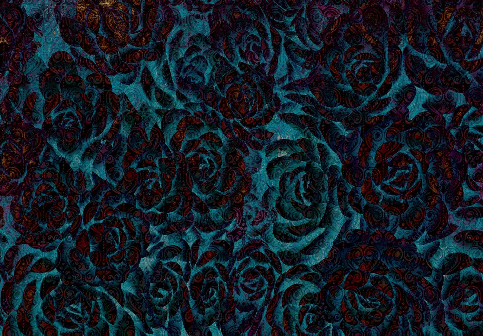 Consalnet Papiertapete »Muster mit Rosen«, floral | OTTO pconsalnet papiertapete muster mit
