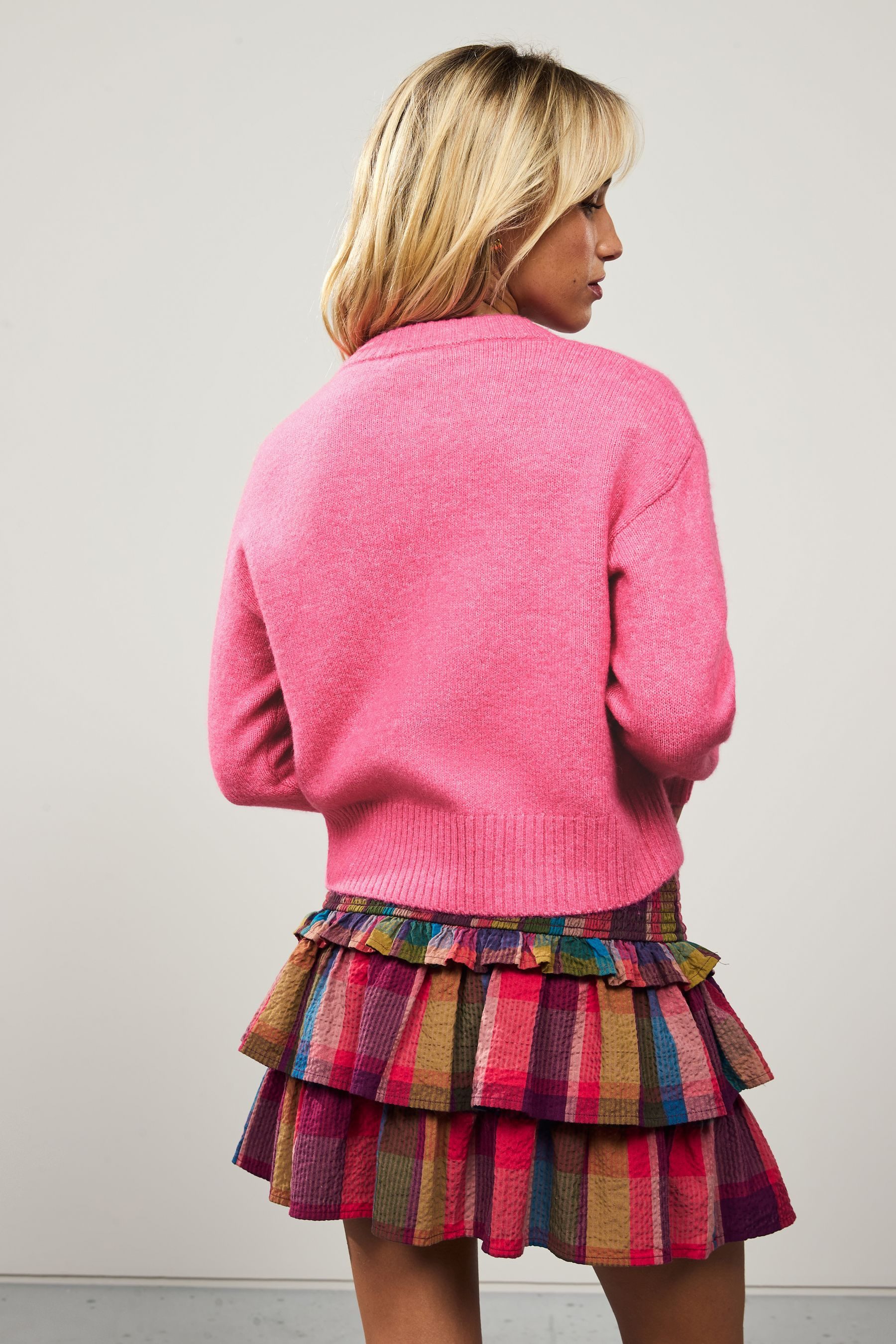 Next Strickjacke Strickjacke mit Rundhalsausschnitt (1-tlg) günstig online kaufen