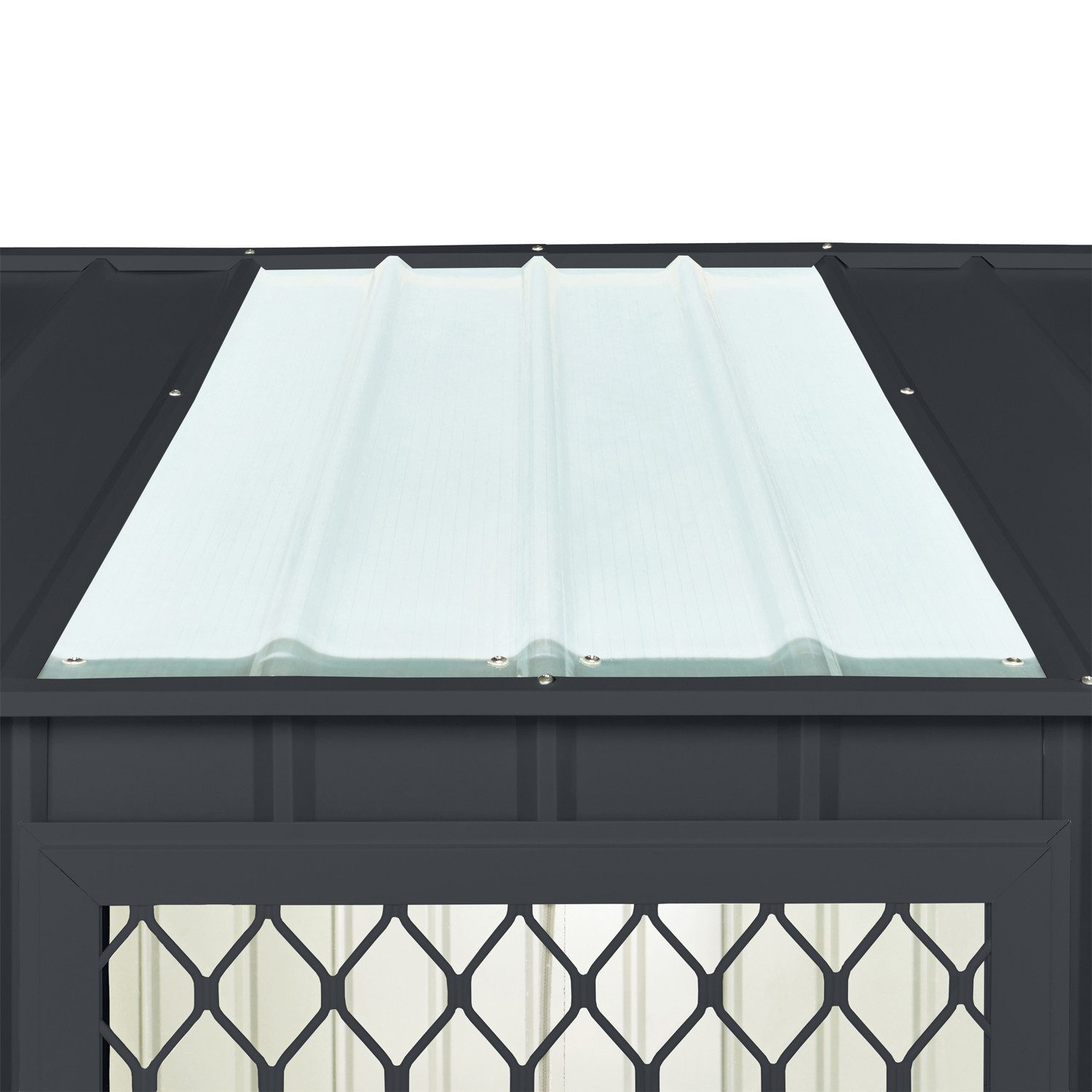 Globel Industries Gerätehaus-Anbaudach Dachpaneel Skylight 3, für für Globel Industries Gerätehäuser der Modelle "108", "1010", "56", "1510" und "58"