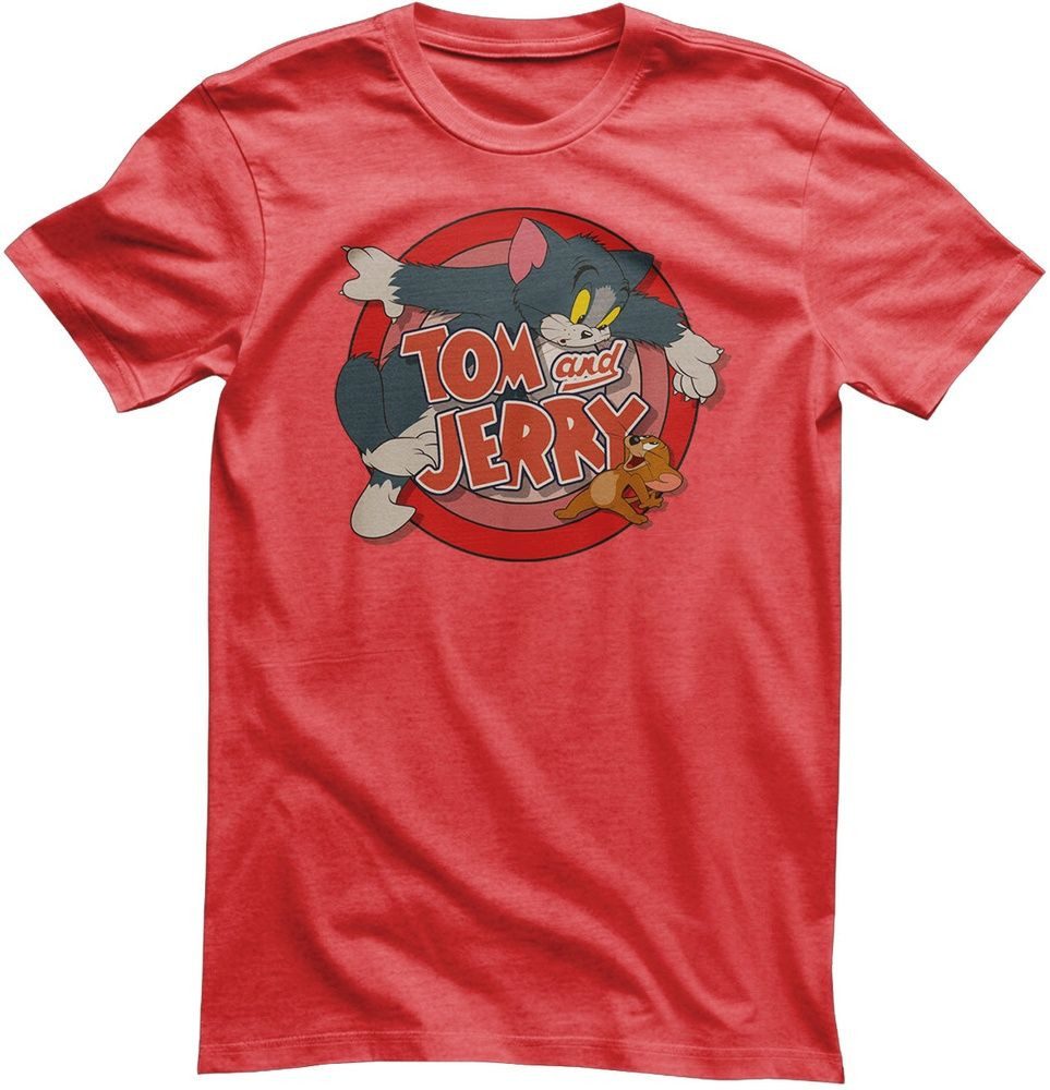 Tom & Jerry T-Shirt Tom & Jerry - Retro Logo T-Shirt