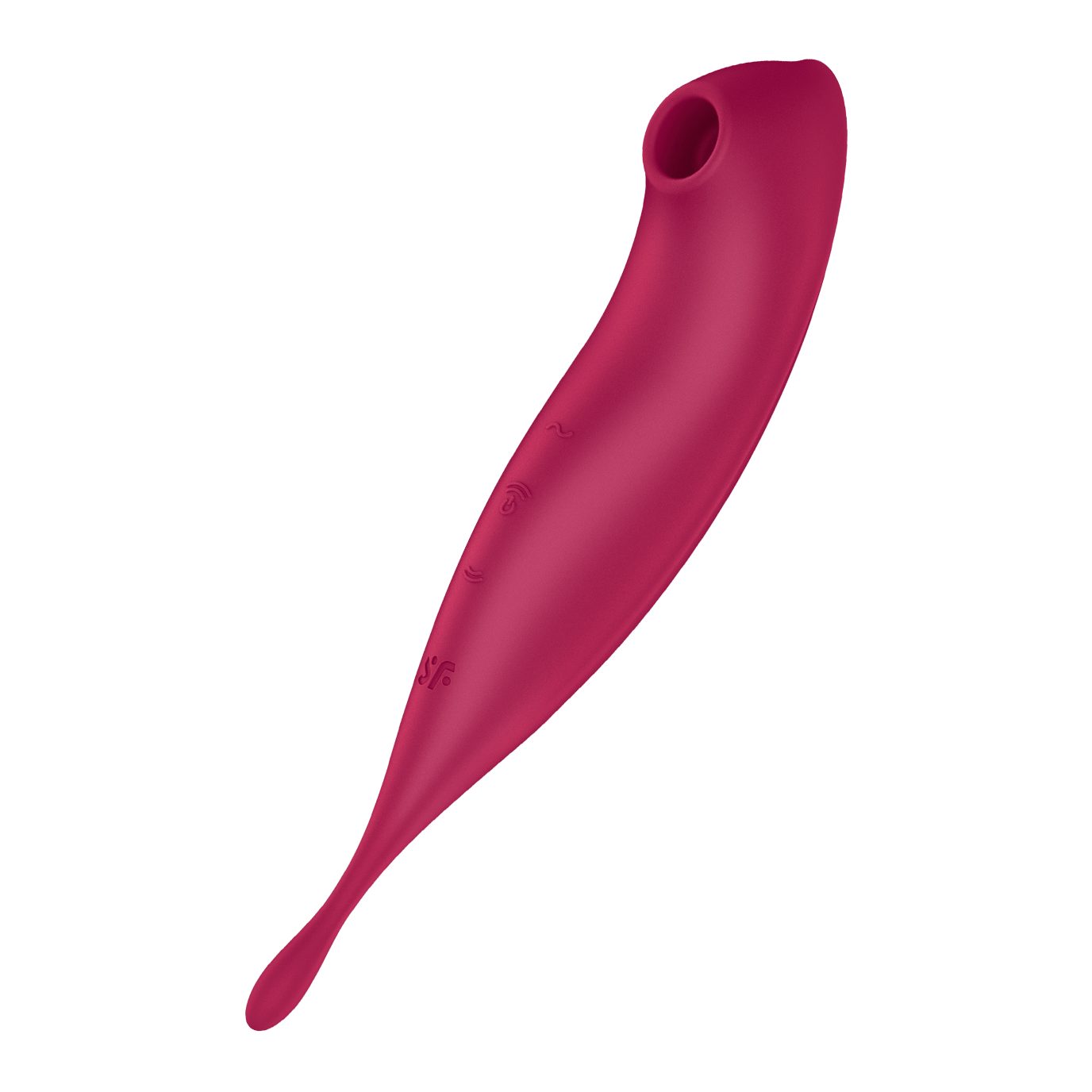 Satisfyer Klitoris-Stimulator Satisfyer "Twirling Pro Connect App"; Druckwellen- & Auflegevibrator, (1-tlg) Rot