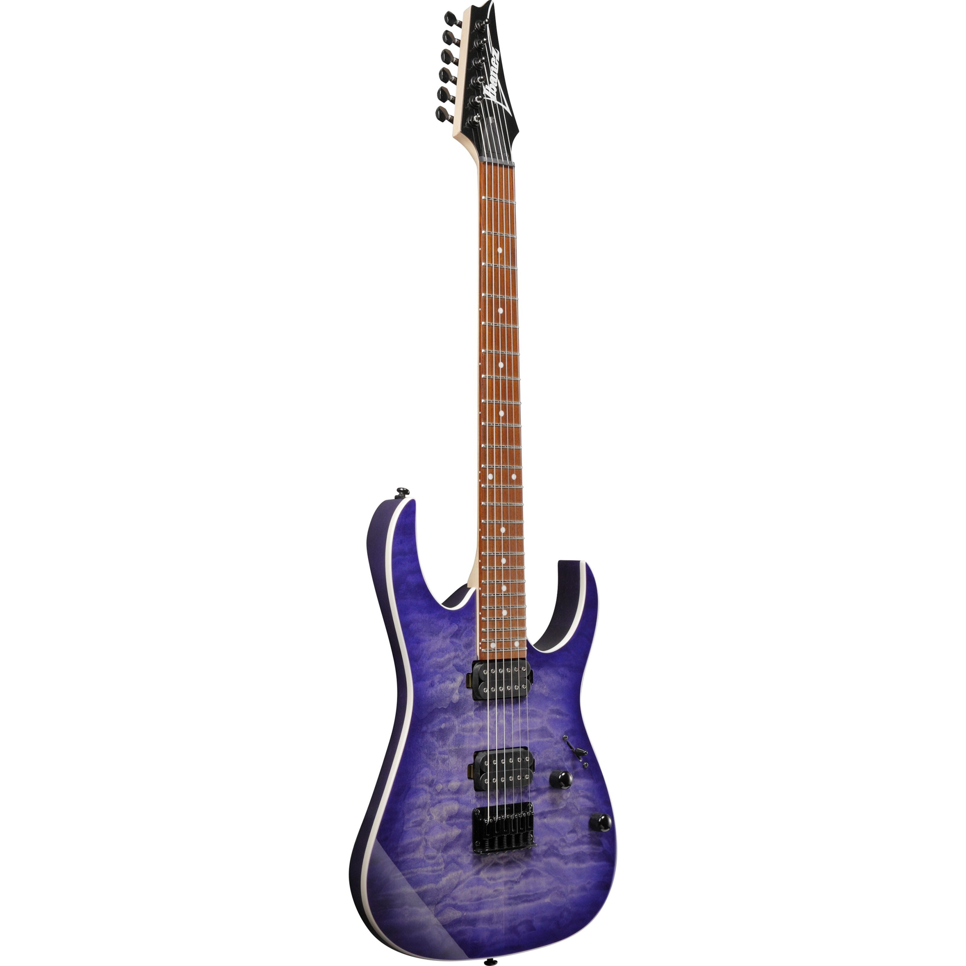 Ibanez E-Gitarre, E-Gitarren, Ibanez Modelle, Standard RG421QM-CBB Cerulean Blue Burst - E-Gitarre
