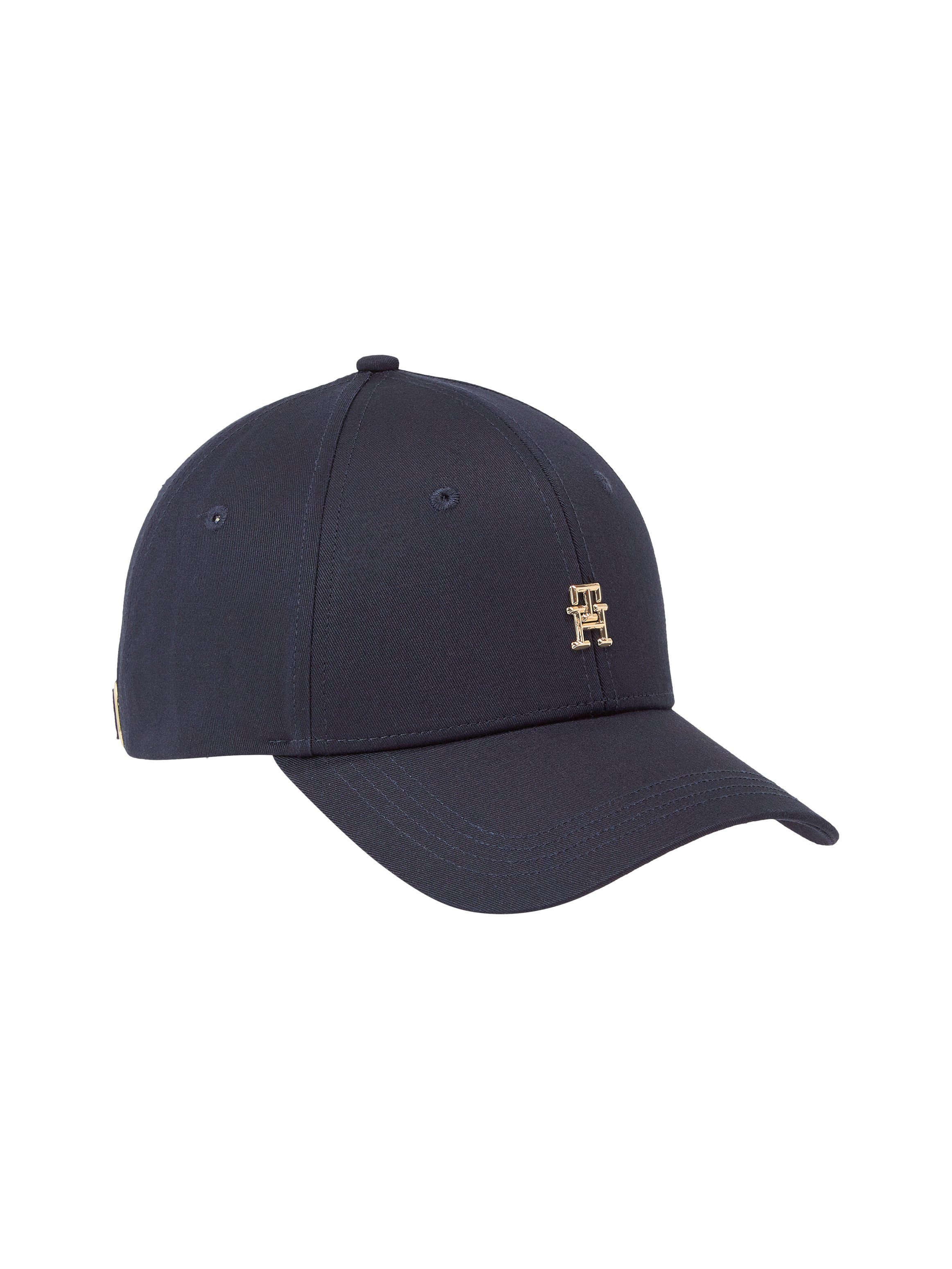 Tommy Hilfiger Baseball Cap ESSENTIAL CHIC CAP mit goldfarbenen Logo-Pin Space Blue