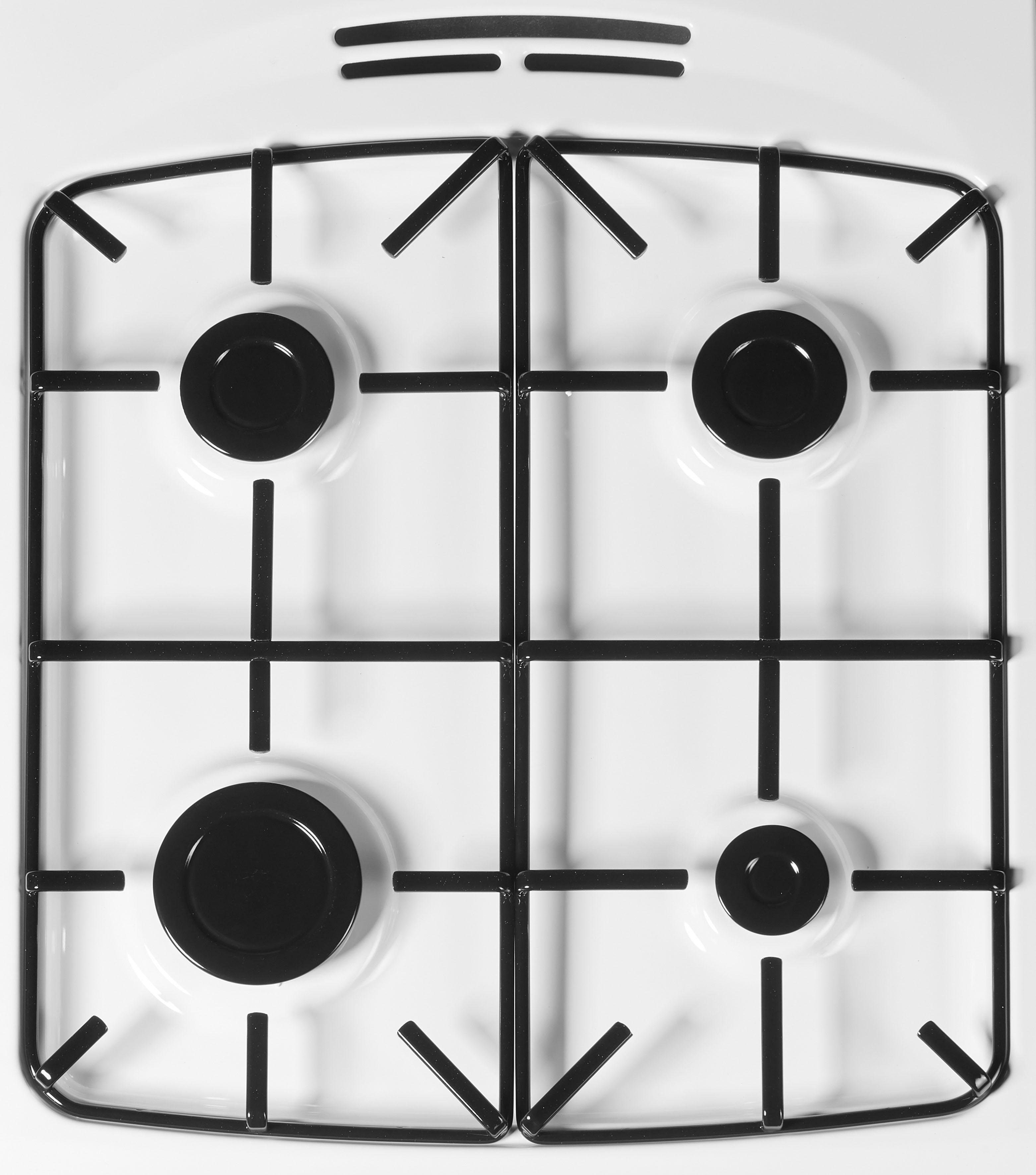 Amica Gas-Standherd SHGG 11502 W, Klassisches Kochen mit direkter Gasflamme und vertrauter Bedienung – Bild 4 von 5