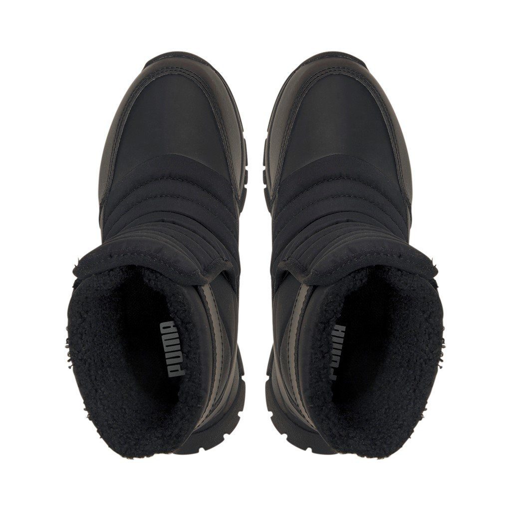 PUMA Winterstiefel Nieve (wasserabweisend/gefüttert) schwarz Kinder Sneaker