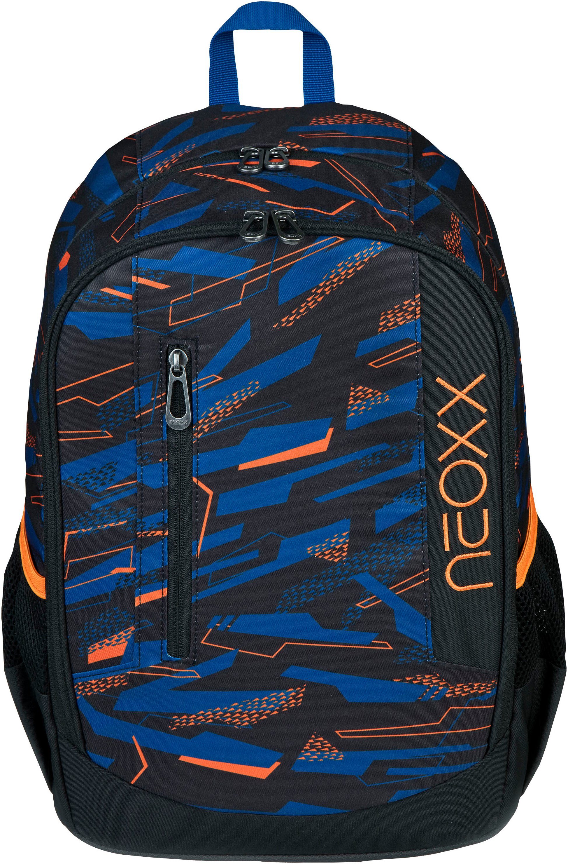 neoxx Schulrucksack Flow, Streetlight, teilweise aus recyceltem Material